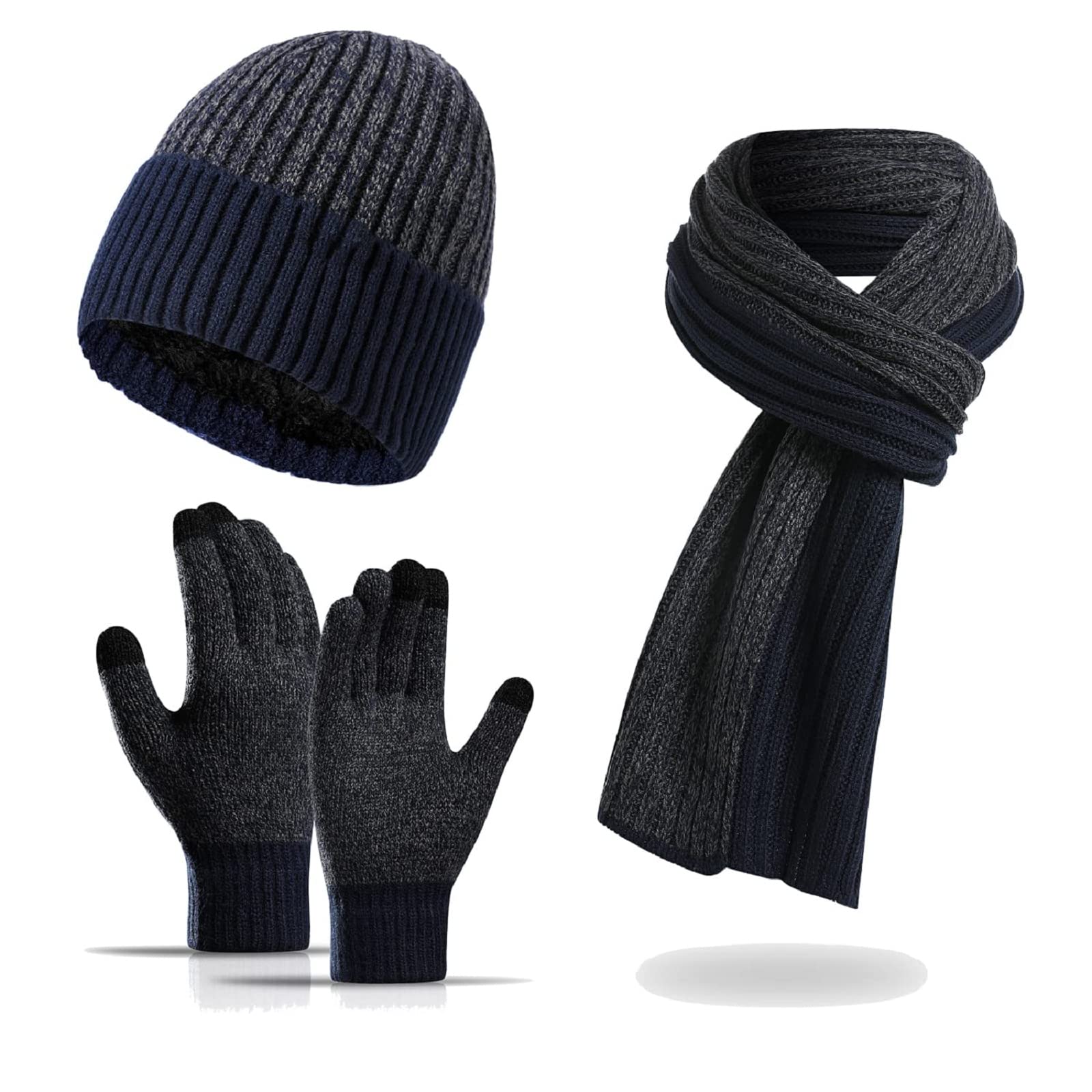 Winter Hat Gloves Scarf Set - Blue One Size-image-4ea3daef-179f-419b-9f73-04f95ca1987f-113025