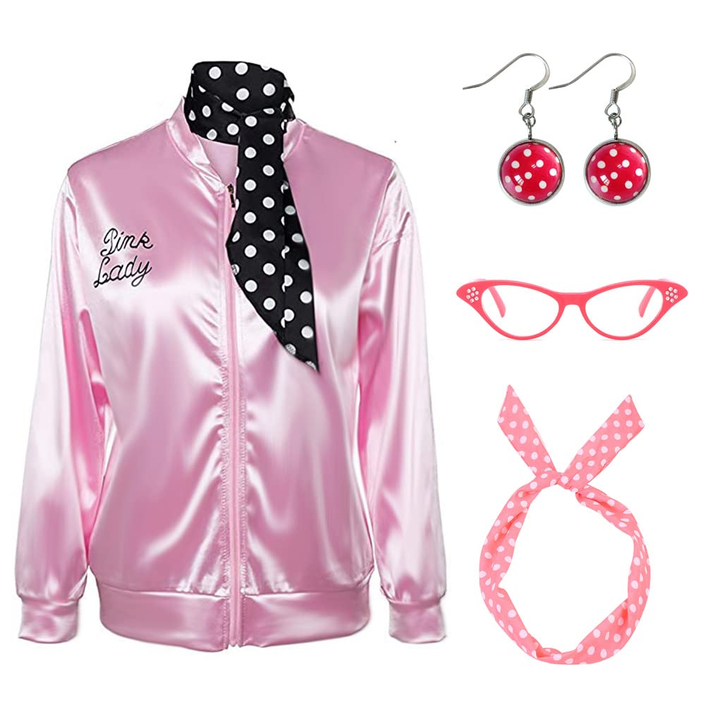 Women's Pink Ladies Jacket Costume Set - Pink 1 S-image-8adedc71-ace1-4168-baea-dd7a33b47e8a-117961