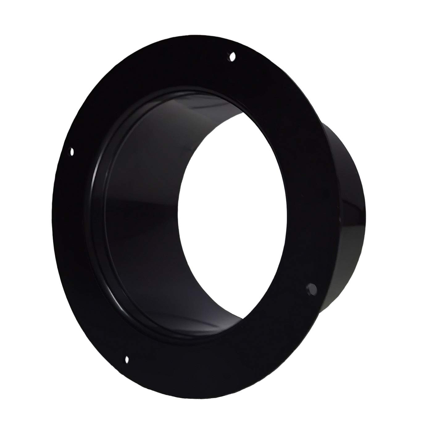 Ventilation Flange Connector - Black 200mm-image-f5de460f-6933-4cc4-8367-850a4d4d8e2f-113004