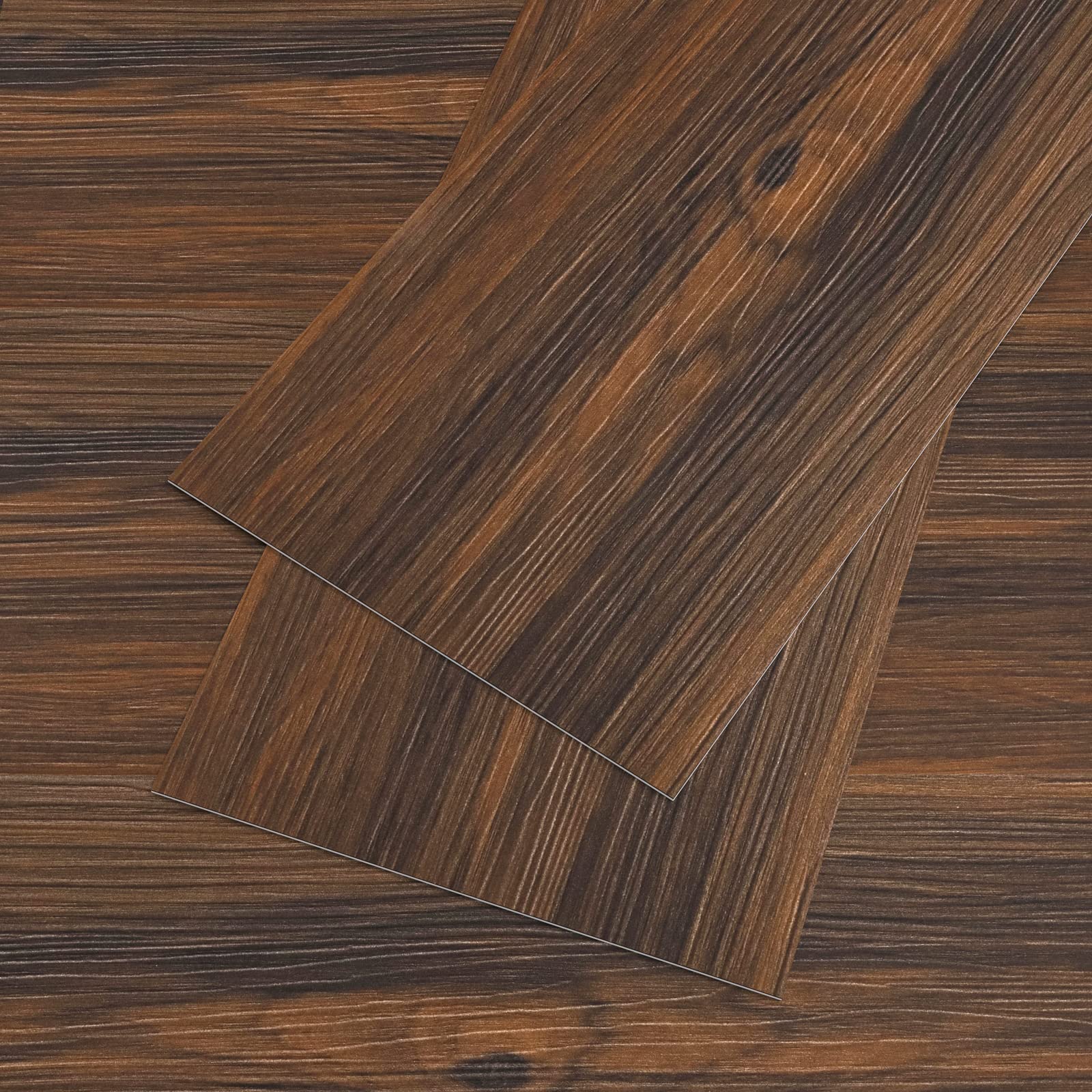 Vinyl Floor Tiles Waterproof Easy Clean 36pcs - Brown 90cm×15cm-image-d70381b8-471b-405f-8d5f-00cc6ffc08e4-98865
