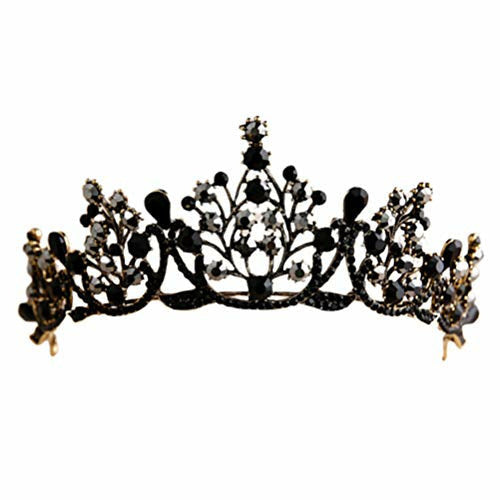 minkissy Baroque Crown Retro Gothic Rhinestone Black Queen Black-image-9f6520e7-390f-4f95-bafc-ed28de3d63d3-189368