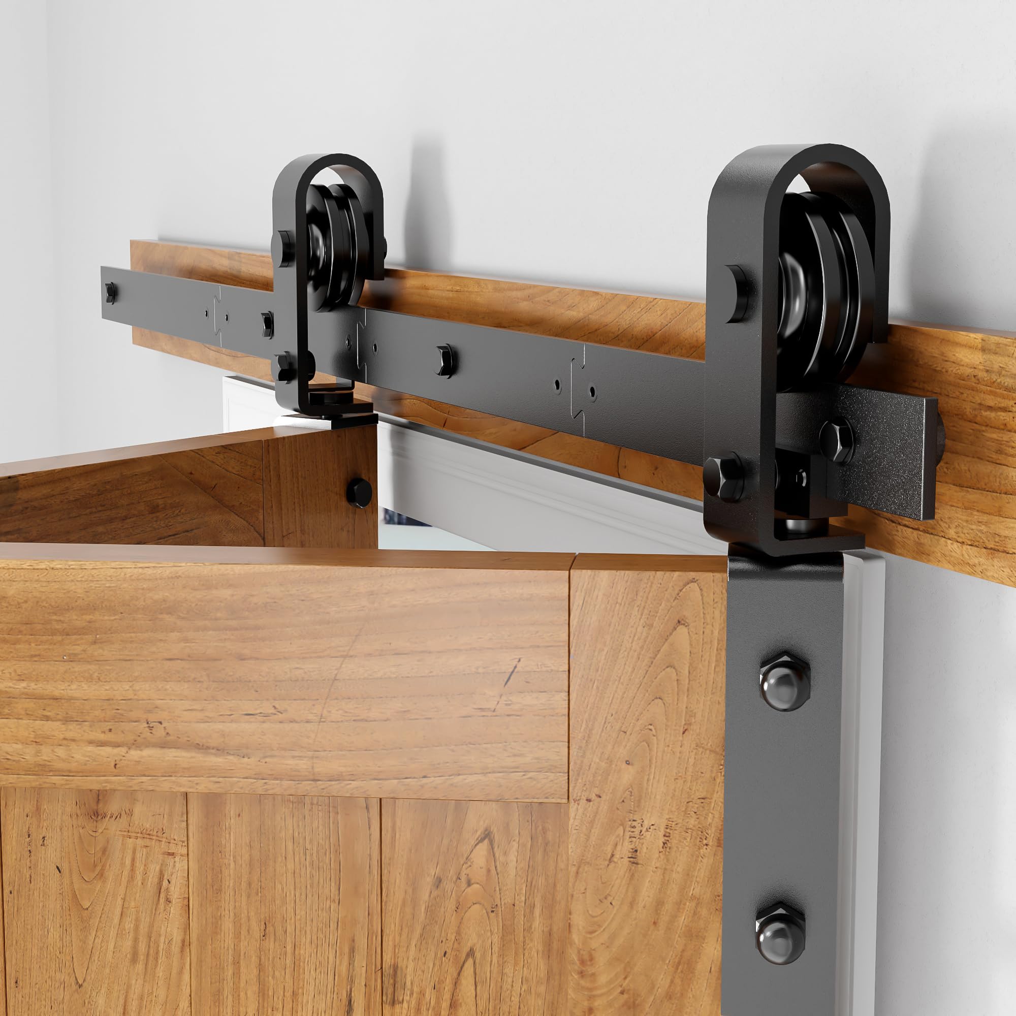 Bifold Sliding Barn Door Hardware Kit - 36" Black-image-f1b0c589-c013-436b-9926-cc9108a454b5-86546