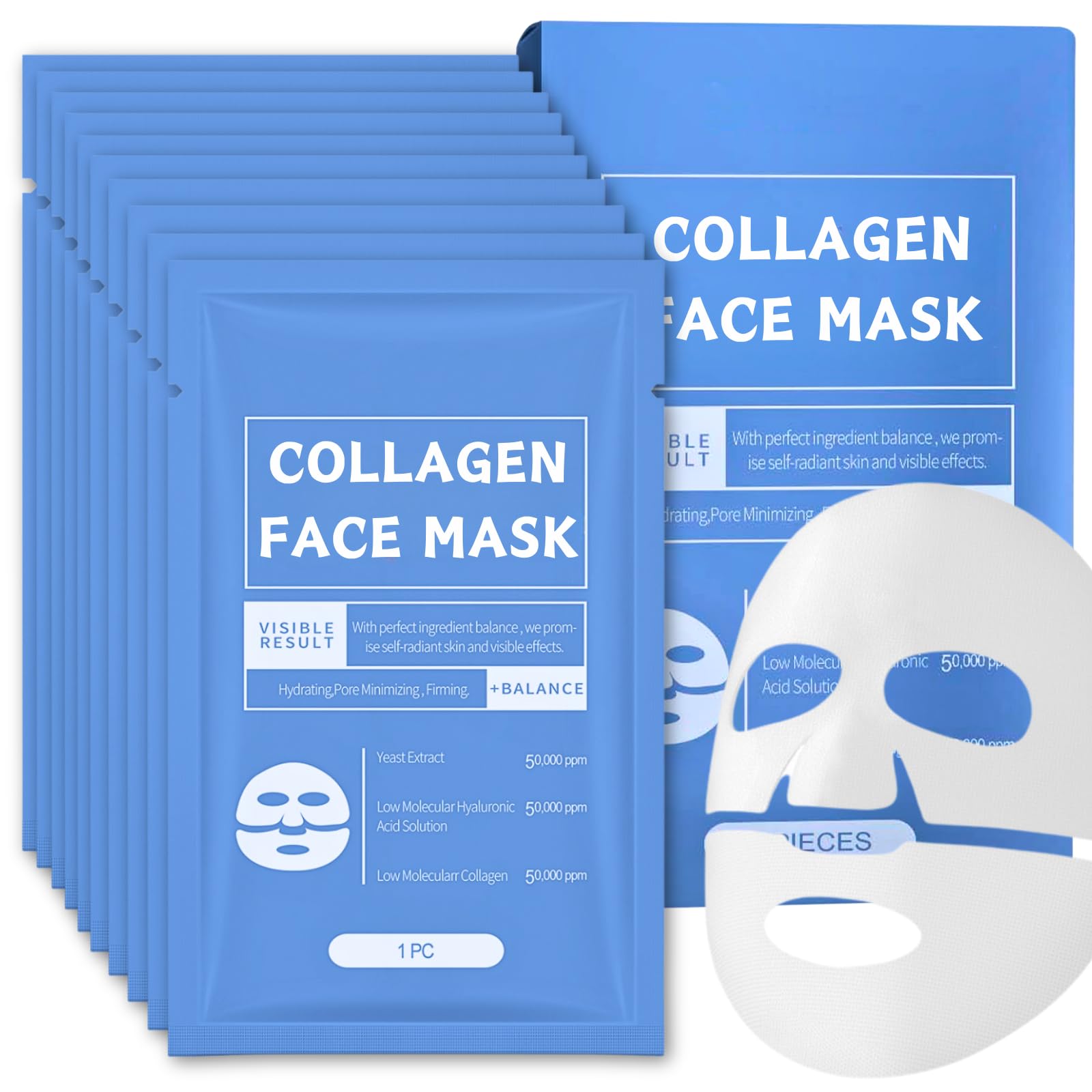 6PCS Bio Deep Collagen Face Mask - Overnight Hydration & Anti-Ageing Glow for Youthful Skin-image-a13919a6-2276-459e-abbd-6a395c2dd7e1-68114