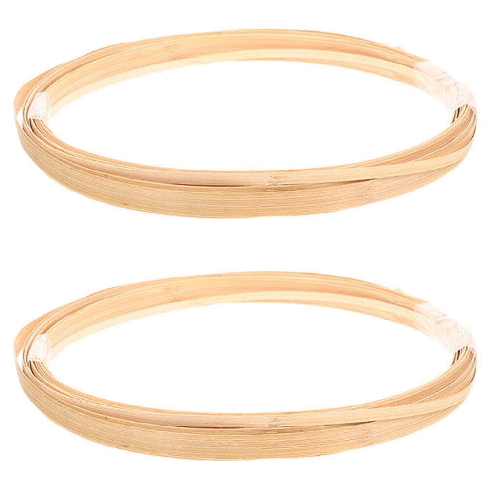 Bamboo Strips for Basket Weaving - 2 Bundles, 6m Total, Yellow, 0.5cm & 0.6cm Wide, Perfect for DIY Crafts & Wedding Decor-image-d4d32e34-4940-4791-817c-530ba167e9ca-58770