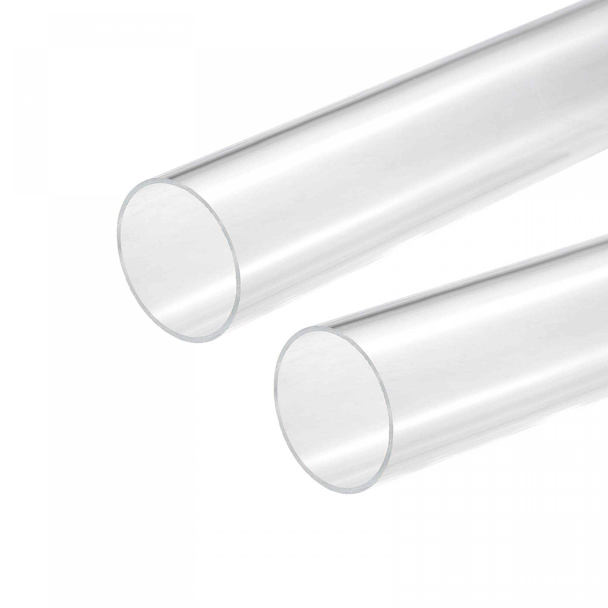 sourcing map Acrylic Pipe Clear Rigid Round Tube ID 47mm 50mm 10" 2pcs-image-eb45436b-6437-4864-87f0-f332e9d8a9fa-60599