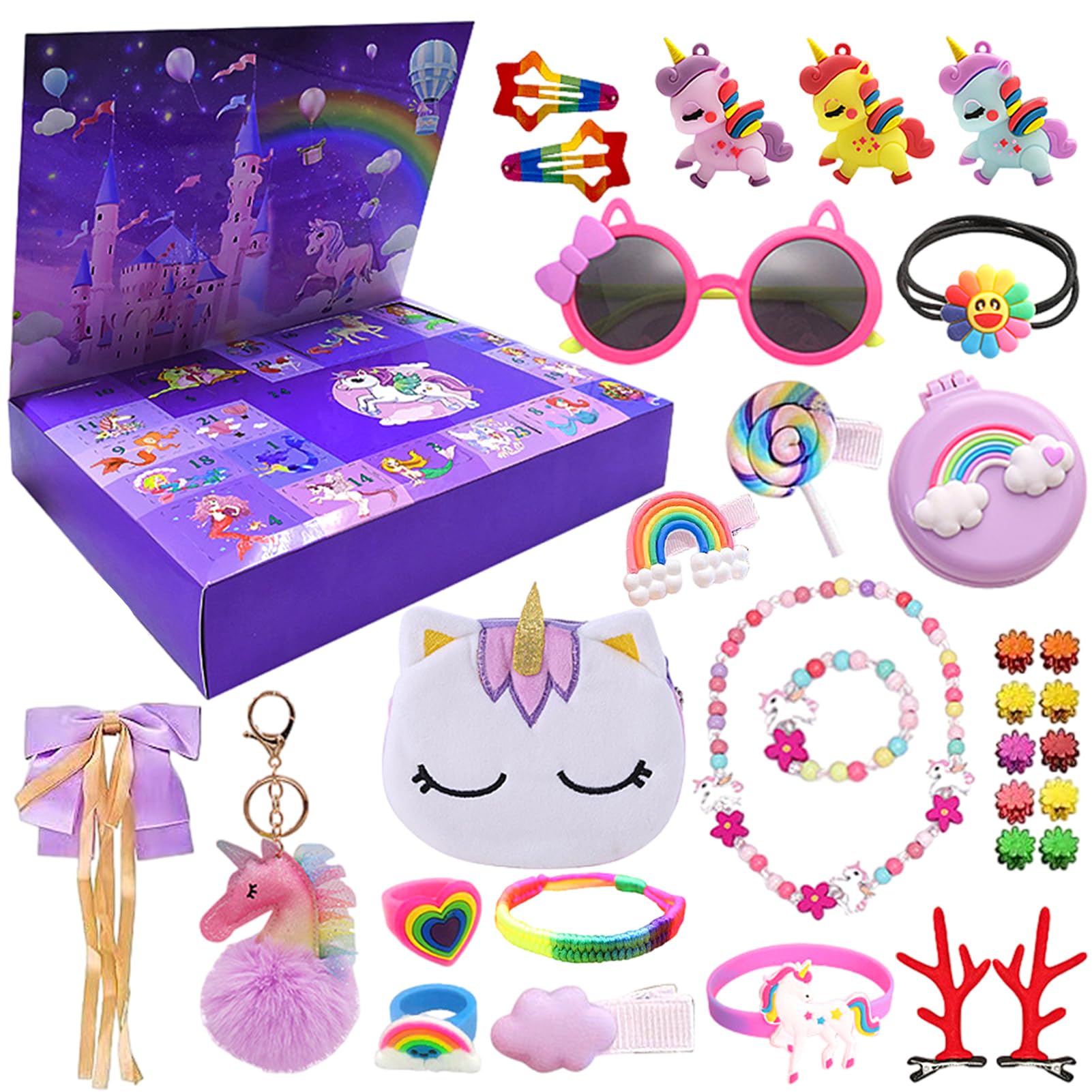 Unicorn Gifts for Girls Age 2-8 - Jewellery & Makeup Set - Perfect Birthday Present-image-633c88a9-9818-40d2-959f-097934935300-45130