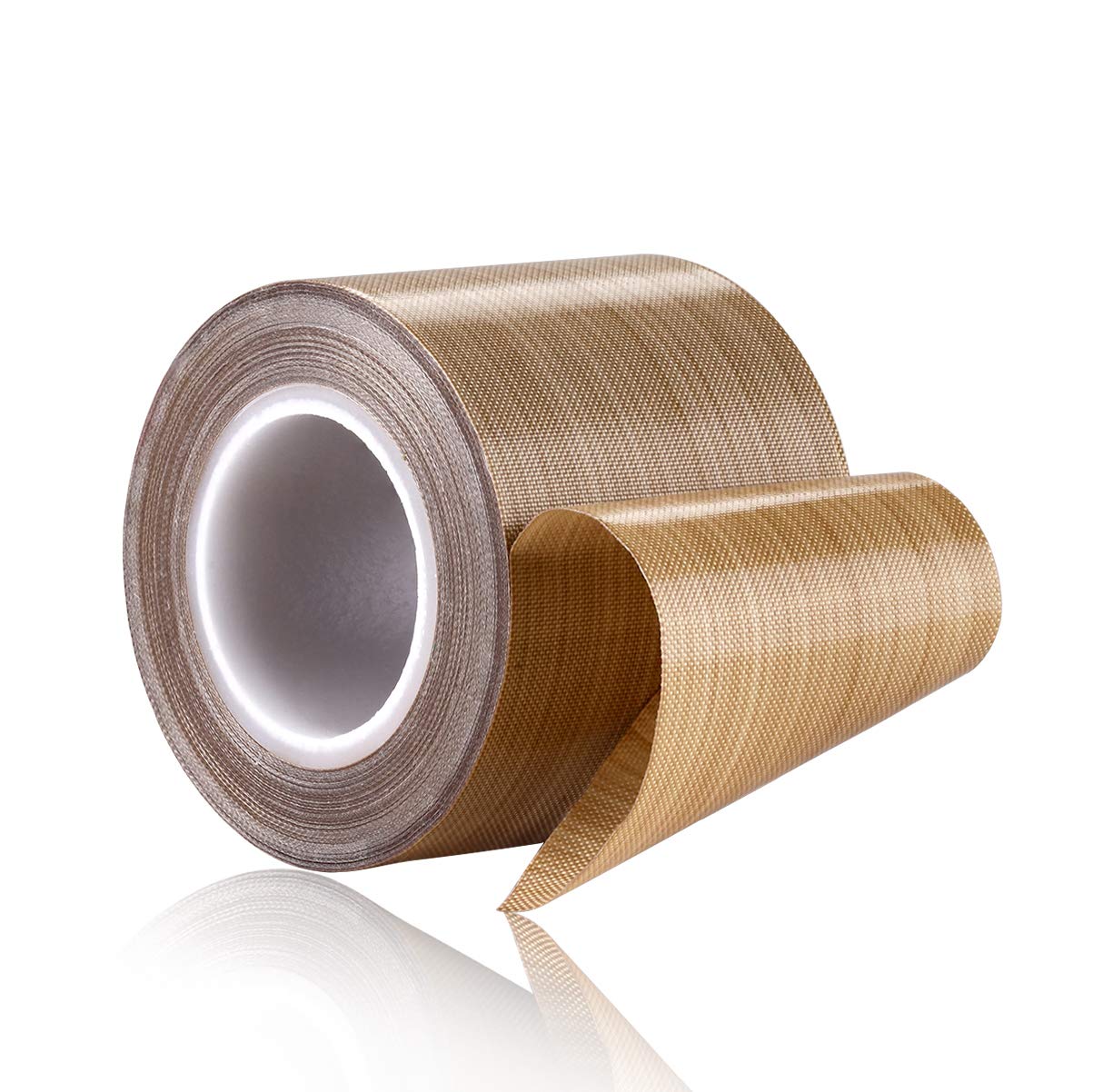 PTFE Fibreglass Teflon Tape - Milky Brown 48mm x 12yards