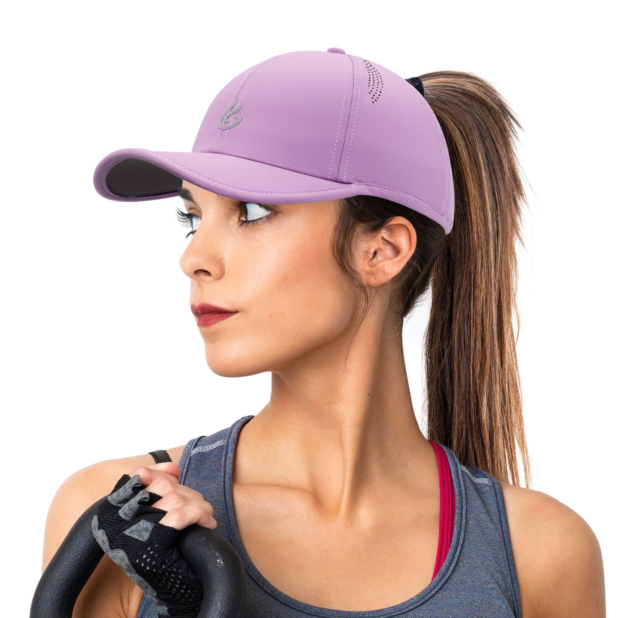 Gisdanchz Running Hat for Women with Ponytail Hole Womens Exercise-image-77e3ad4f-09fb-4e6e-8010-ec6753ed6624-55301