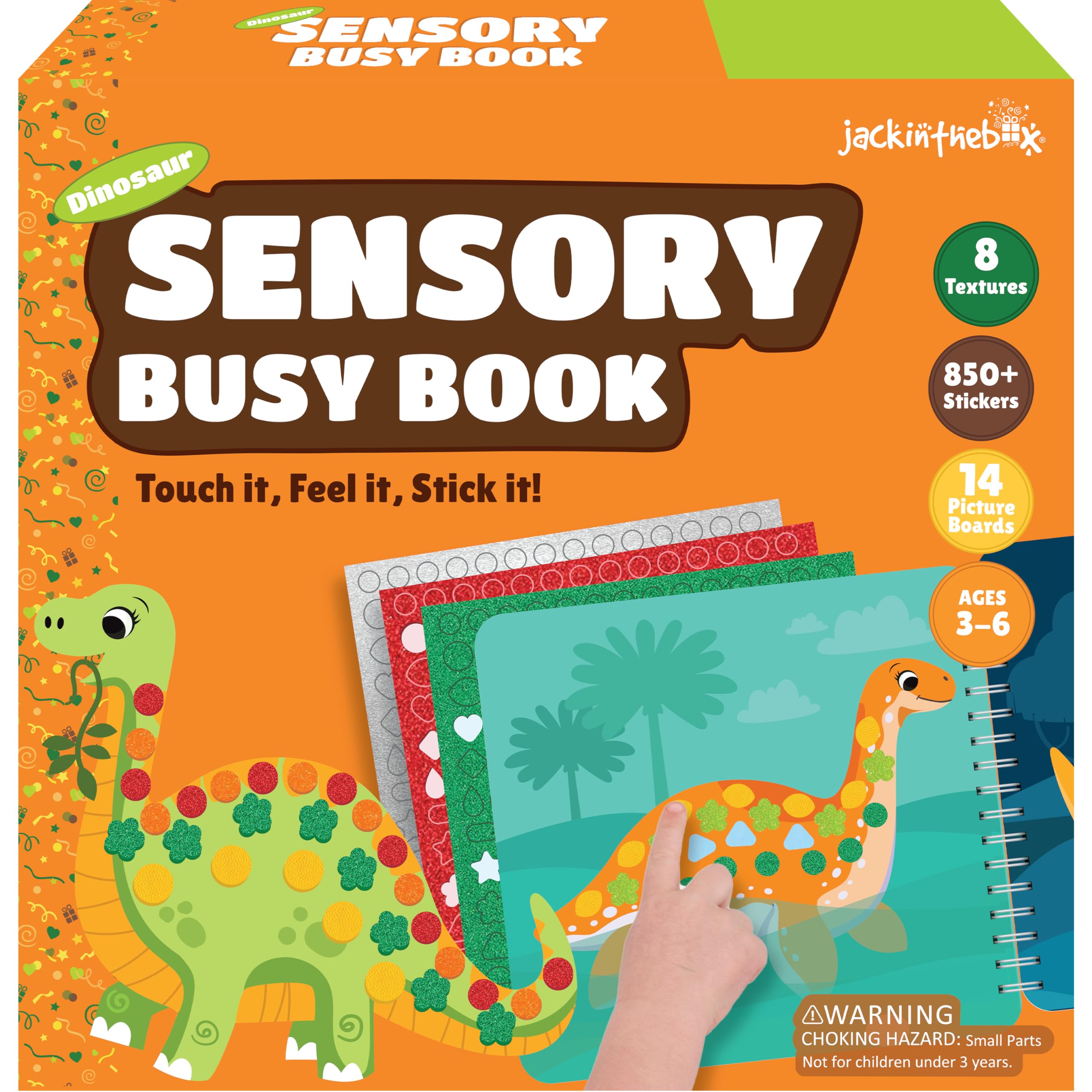 Sensory Busy Book Craft with Dino Stickers - Multi Dino-image-f37199b0-38b1-4469-8c60-4c3fcd6e00d2-96979