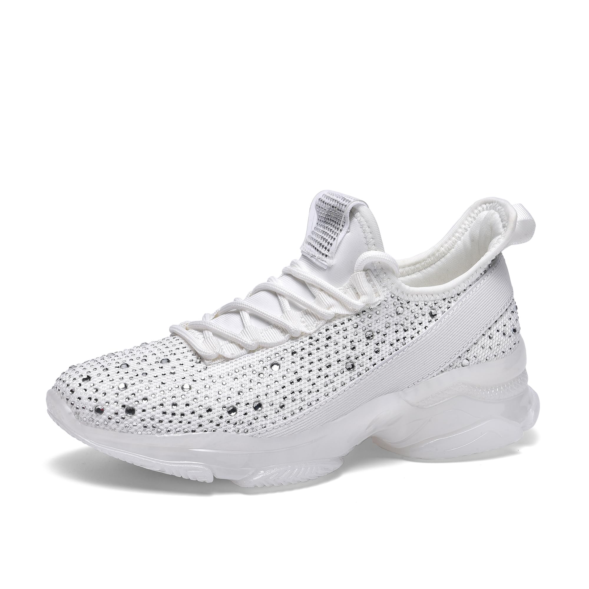 Women's Rhinestone Walking Shoes - White UK 4-image-b4c9549d-d3dc-4bff-b149-19f51cb8a94f-121105
