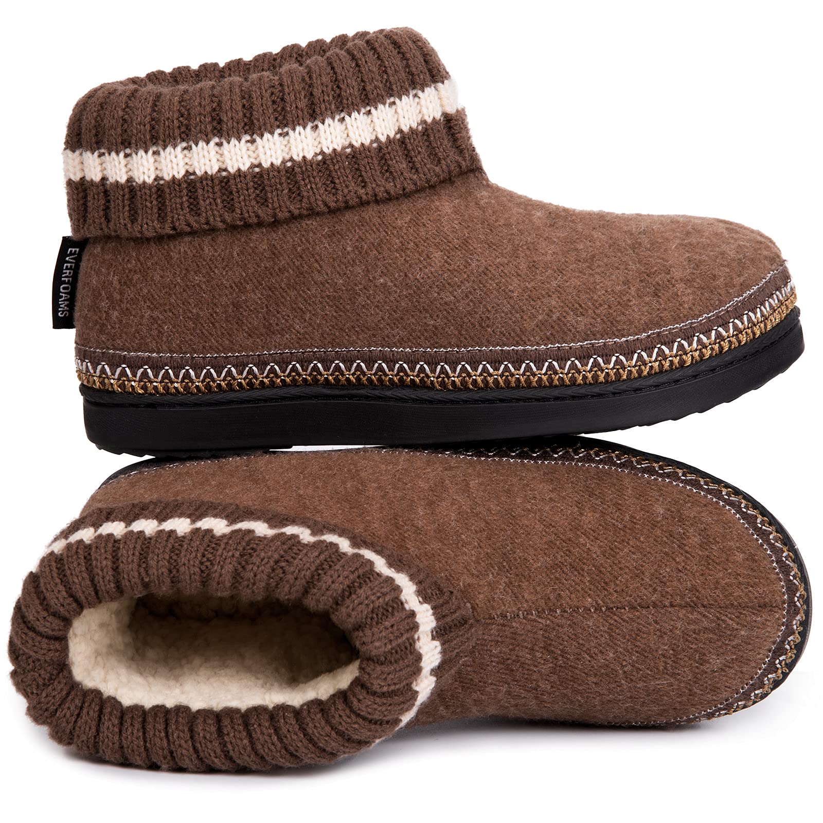 EverFoams Women's Bootie Slippers Non-slip Comfy Winter Indoor House 9-image-1cba9ff7-e7c2-4cde-a9d7-185f065fe7b8-44026