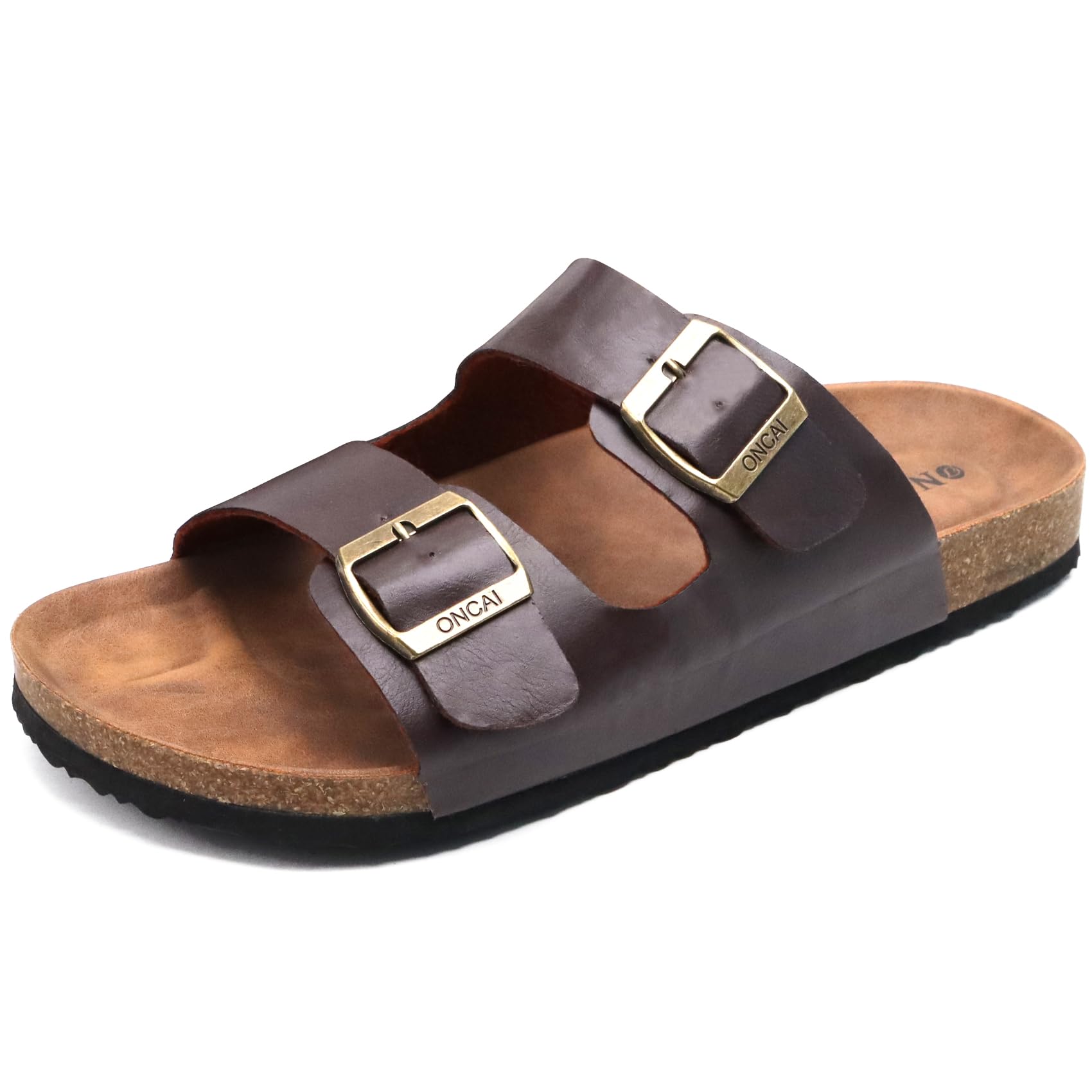 Men's Slide Sandals Cork Footbed - Brown UK 6.5-image-ddb09359-82ac-45d8-9b0b-a040d2d69100-113963