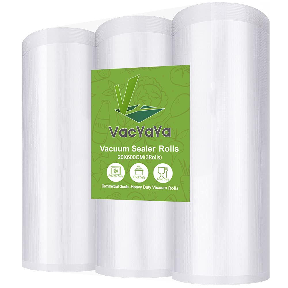 VacYaYa Pack Rolls (Total Vacuum Food Sealer Machine 3 20x600cm 18m)-image-9b7130dd-c0a2-4805-9d18-8bd9d08e3866-52772