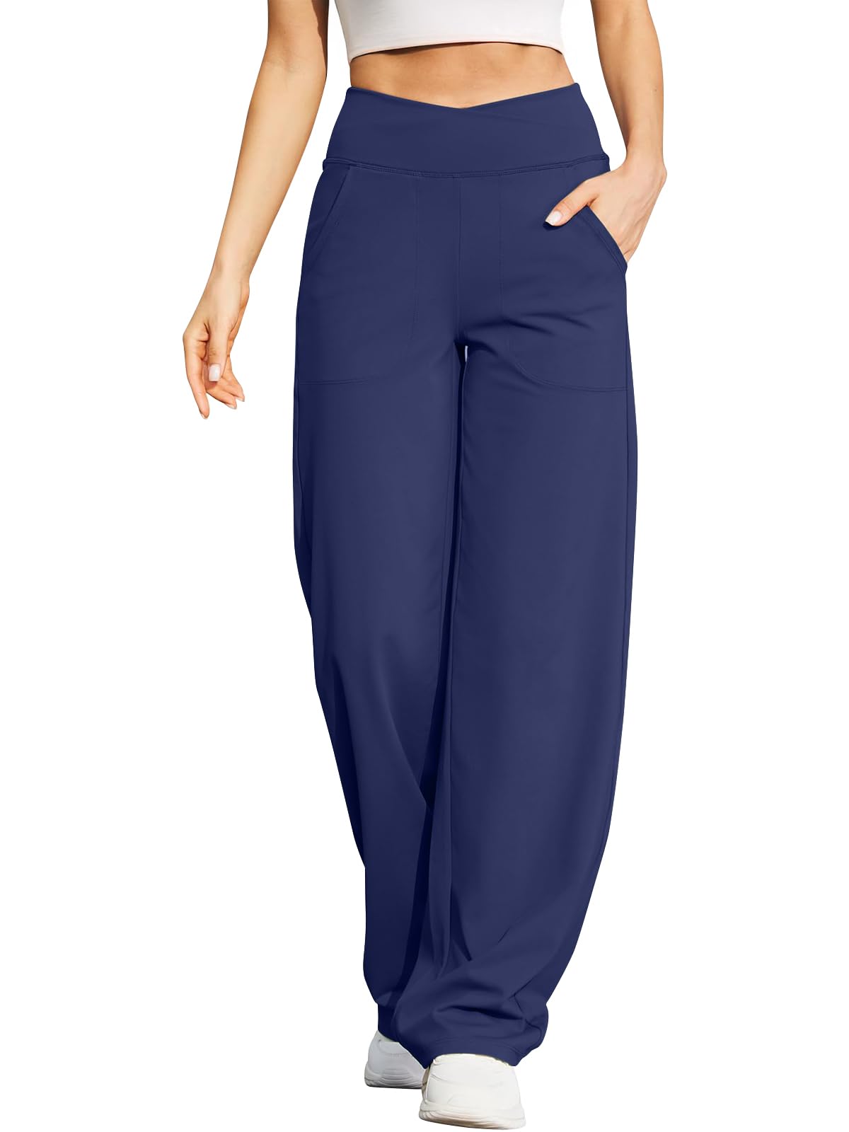 Women's Jogging Trousers - Navy Blue XXL-image-931014cd-1da1-4800-9cc6-5e505db7aa91-93267