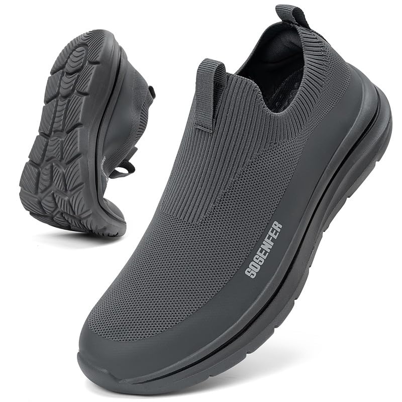 Men's Slip-On Trainers - Navy/Grey UK 7 (EU 40)-image-bc10ad16-103e-4073-b0fa-b5081f4fba7f-89882