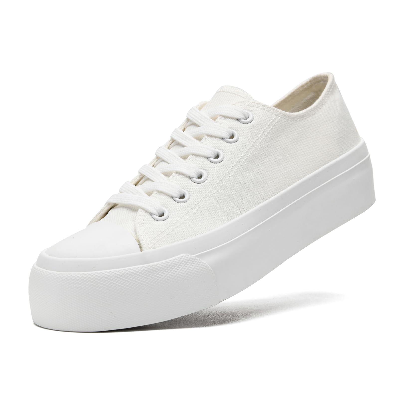Women's Canvas Platform Trainers - Size Info Needed-image-34101162-b2a5-4f7e-8f65-b64d5fc374c0-92125