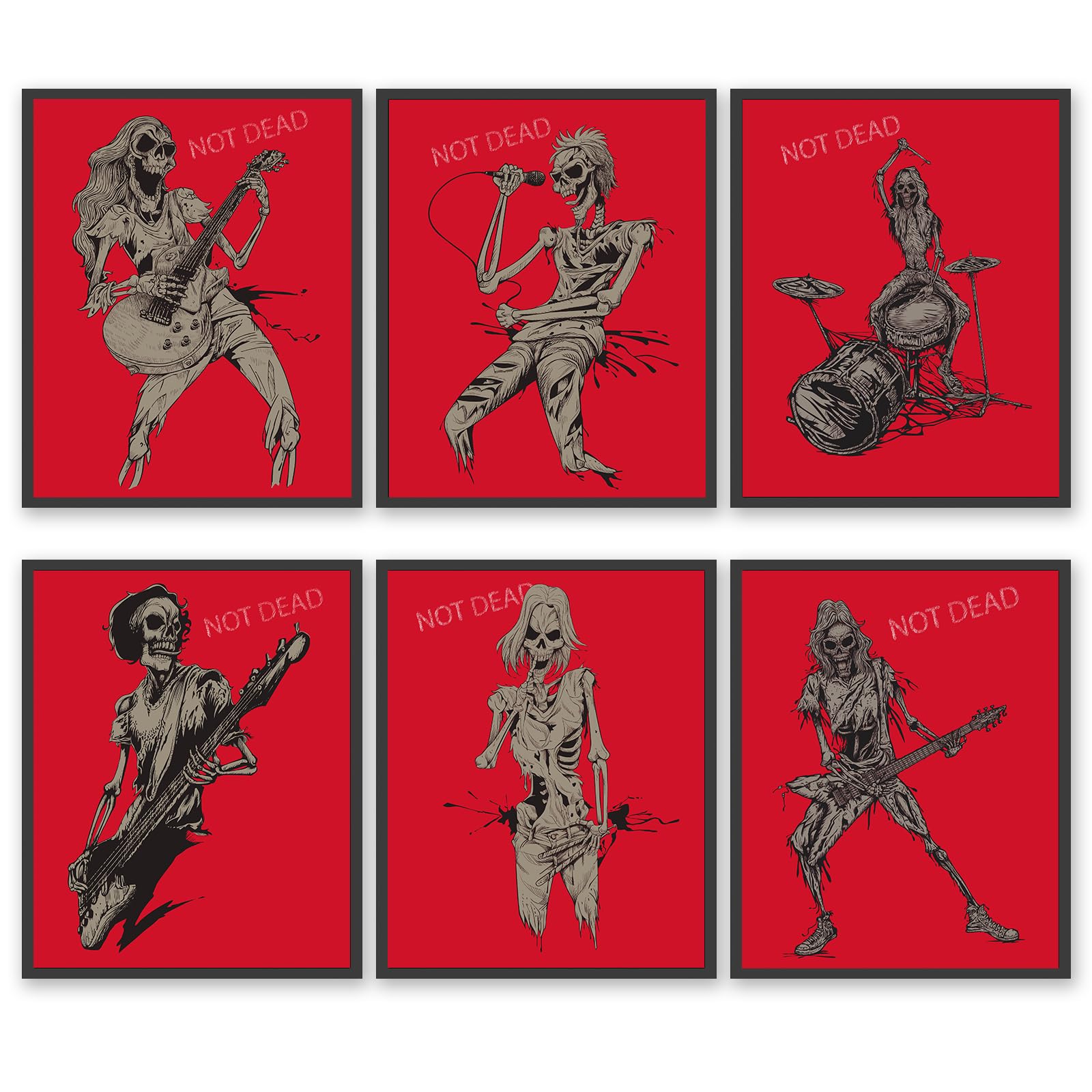 Punk Rock Canvas Wall Art - Gothic Music Poster 11"x14"-image-65d9028b-057a-47c3-bcbb-9501041dfc5a-114560