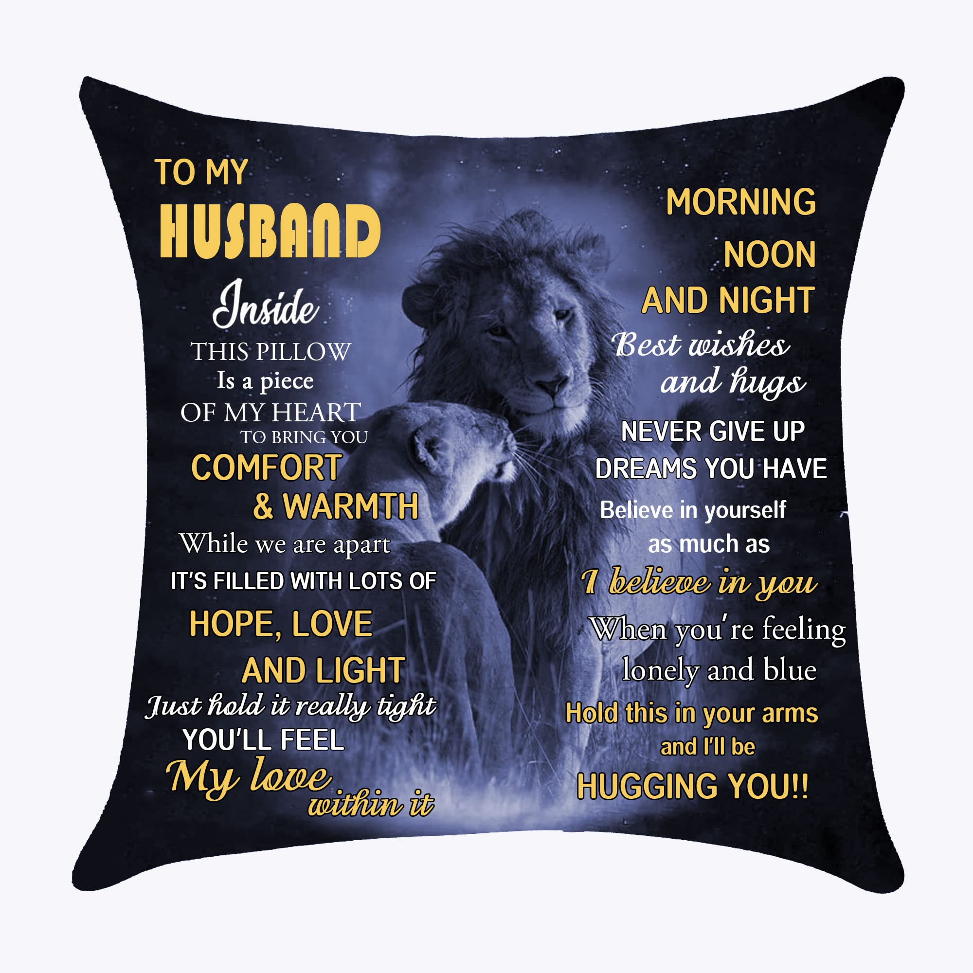 Lion Cushion Covers for Husband – Ideal Birthday, Valentine’s, Anniversary Gift – Decorative Home Décor Lion Cushion Covers for Husband – Ideal Birthday, Valentine’s, Anniversary Gift – Decorative Home Décor