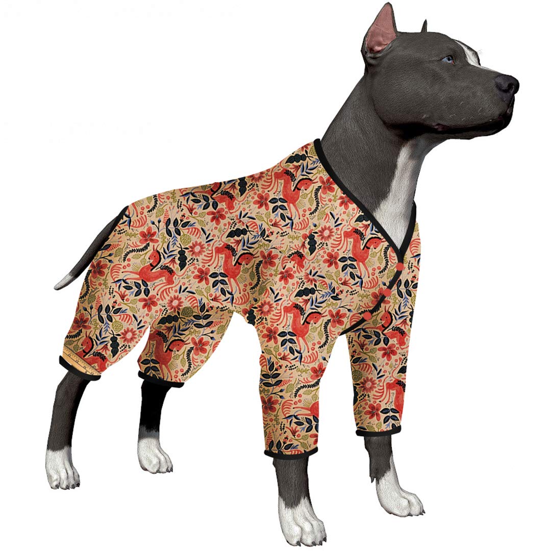 Large Dog Pyjamas Jumpsuit - Coral XXL-image-73844891-29ff-4ab8-bb1d-ac90b491593c-114524
