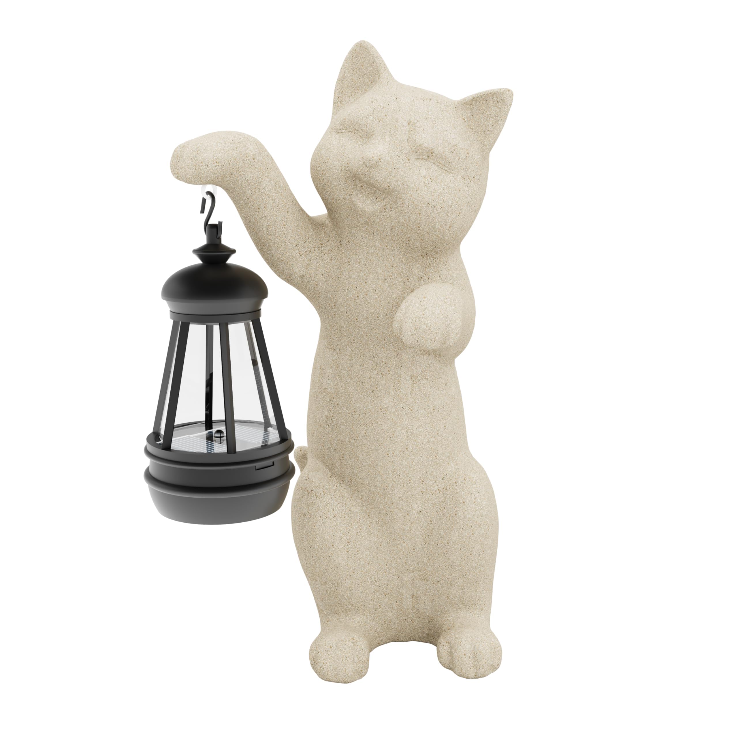 Solar Cat Garden Statue Light - 10 Inch-image-395136d1-d329-436b-826e-0550f8a3014b-91024