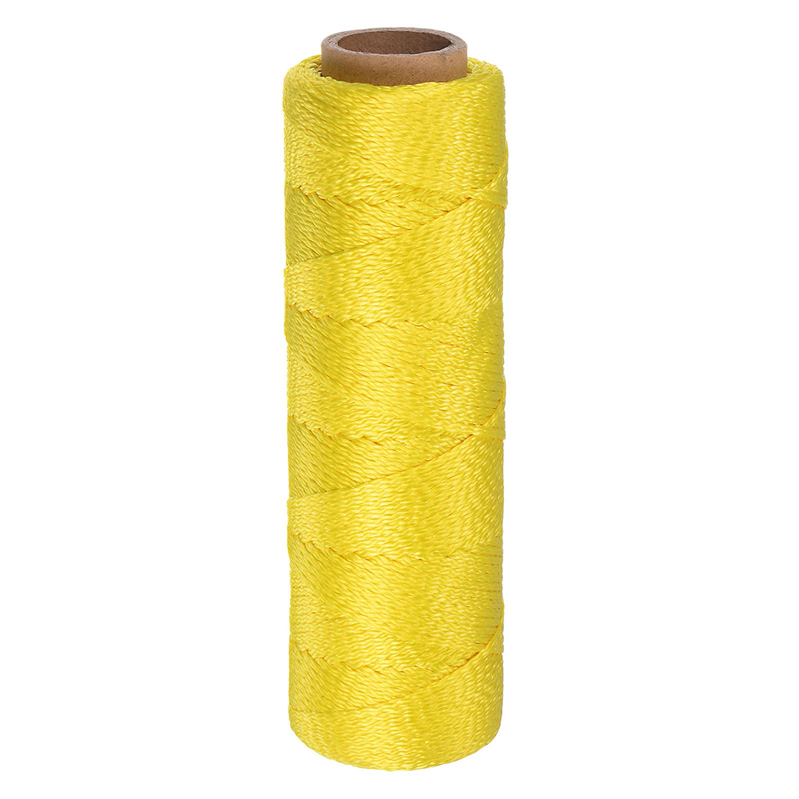 Fluorescent Yellow Twisted Nylon Mason Line 1.5mm x 250 Ft - Durable Braided Twine for DIY & Outdoor Projects-image-bb6d0007-2f20-4447-8c10-29cdf59be1b4-61020