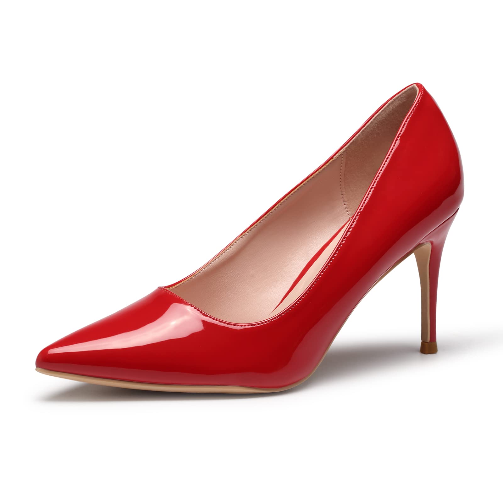 Stiletto High Heels - Red 8cm UK 3.5-image-3b9a3004-a741-4fe3-8894-0e3ab68ce159-86373
