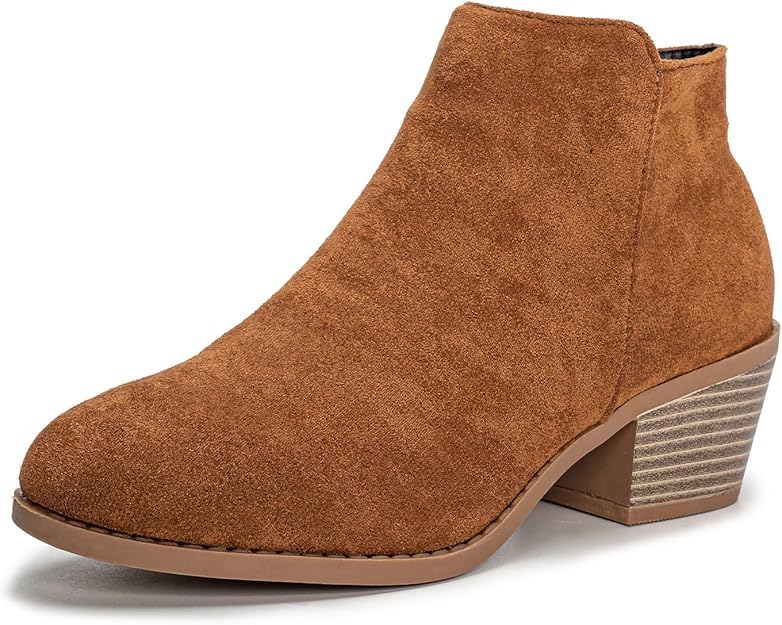 Women's Ankle Boots - Brown Suede Size 6-image-95673a73-1aeb-494d-8cbe-b6f3ccd7469d-90182