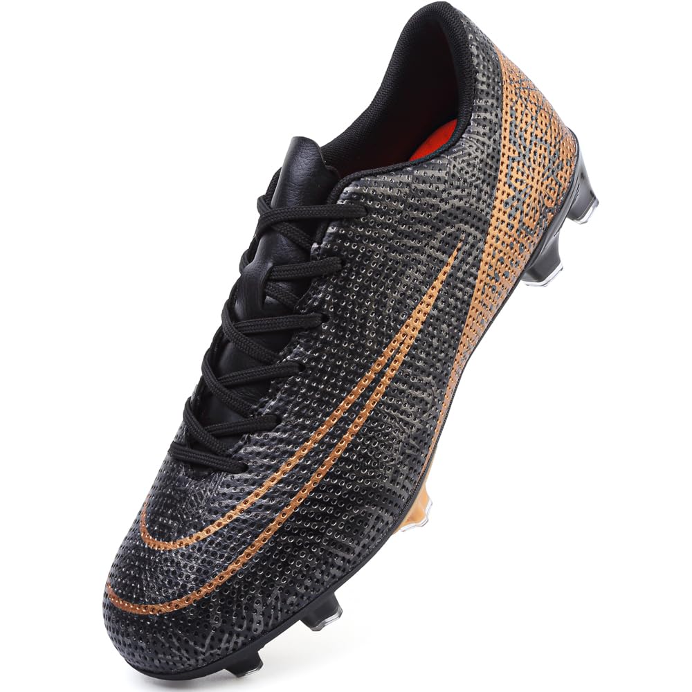 Men's Football Boots Breathable - Black Gold UK 9-image-c45fbb3f-e035-4c63-9582-c31d7bf44be6-98164