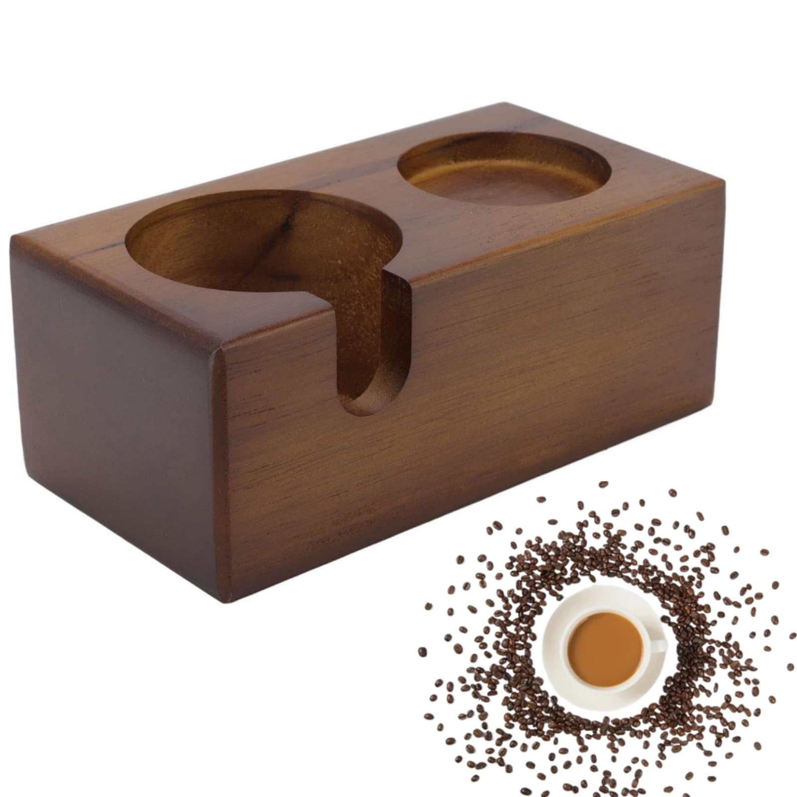 Wooden Coffee Tamper Station - Coffee 178x94x72mm-image-b8173041-dbce-4381-9a07-8efc387c5773-113573