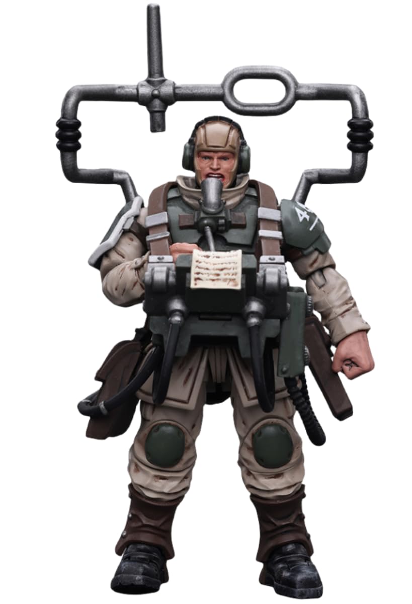 Warhammer 40K Cadian Command Figure - Veteran With Master Vox-image-83498491-0f79-4753-9d64-f7485669b82b-109743