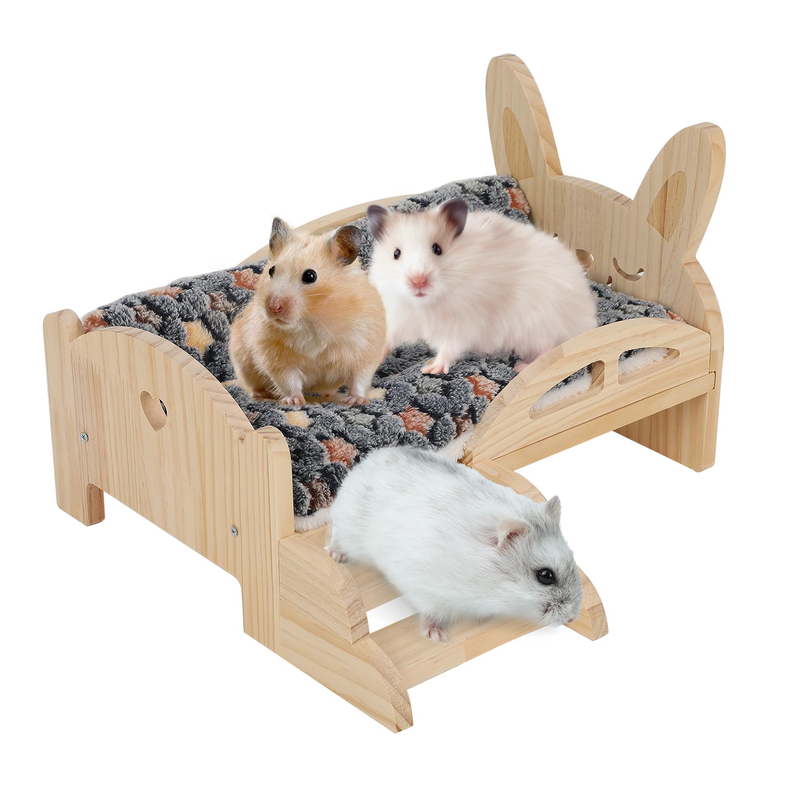 Wooden Guinea Pig Bed - 1 Bed + 2 Pads-image-3ad96e57-a792-4497-b940-2b77ddf569f0-88283