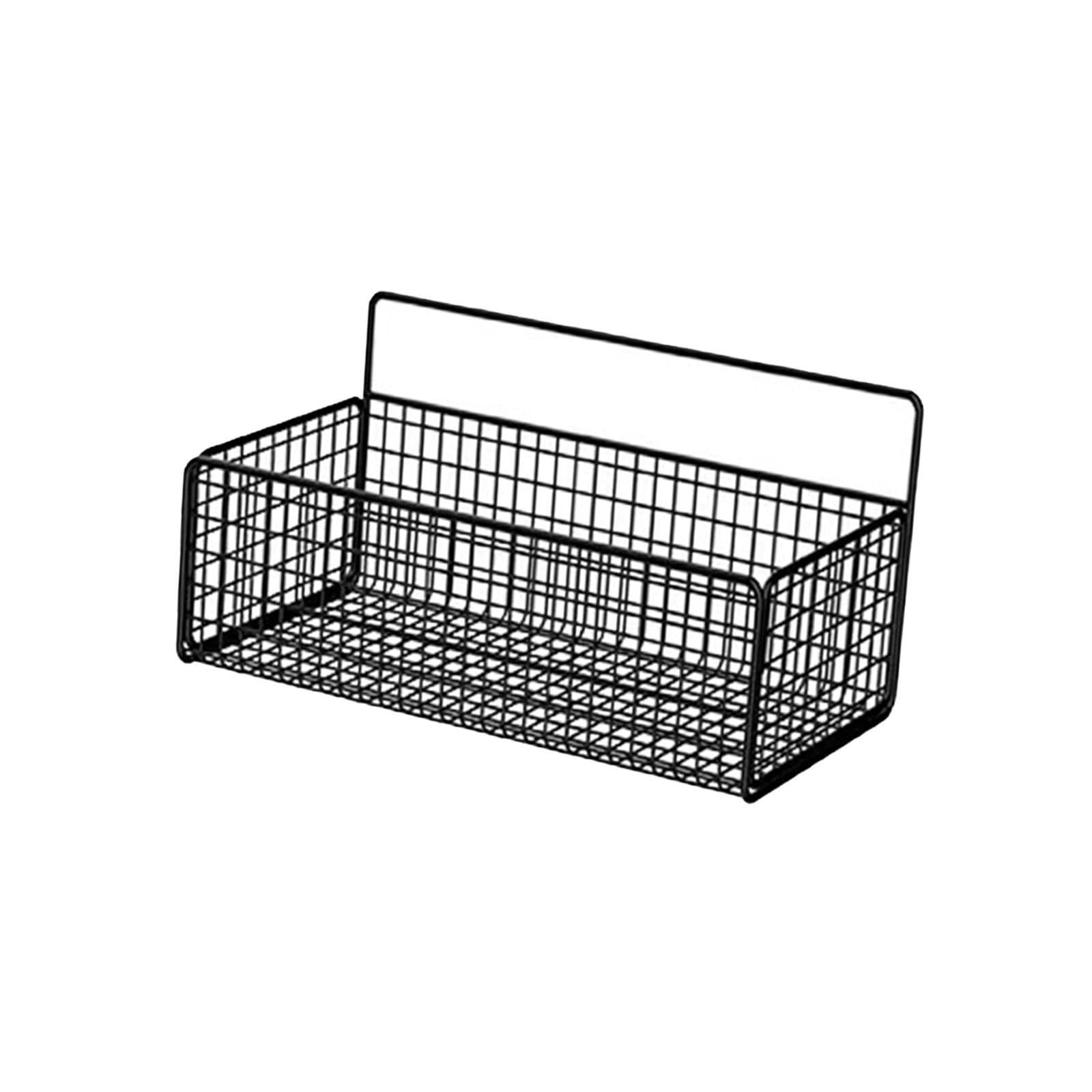 Black Iron Hanging Kitchen & Bathroom Wall Organizer - Versatile Floating Wire Storage Basket-image-eb15e093-d8e9-4673-8ebe-6f1e342bf53b-40482
