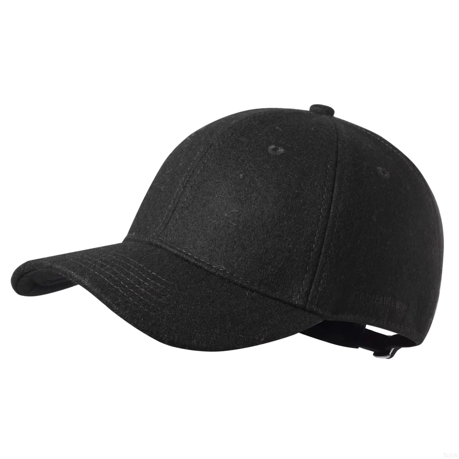 GADIEMKENSD Winter Wool Baseball Cap, Black L - Warm & Stylish Trucker Hat for Men & Women-image-cddd9b02-2b6f-40b2-9e5a-de486ac2aec5-65229