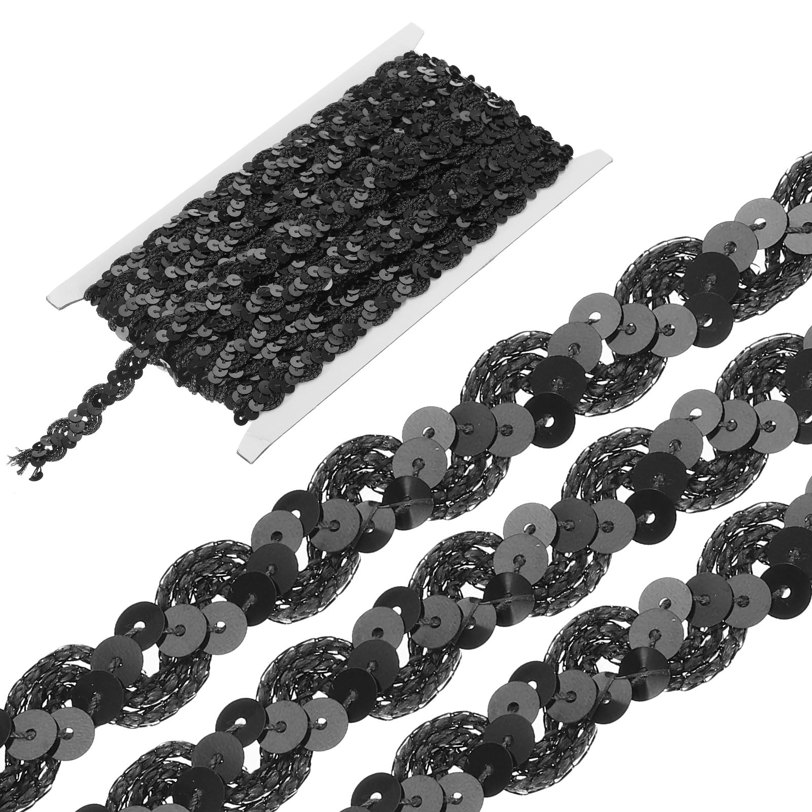 sourcing map Yard Sequins Beaded Lace Trim Inch Wave Sequin 11 0.6-image-a0bca00b-97b1-4f6b-9f51-f9dfc3d8faaf-60311