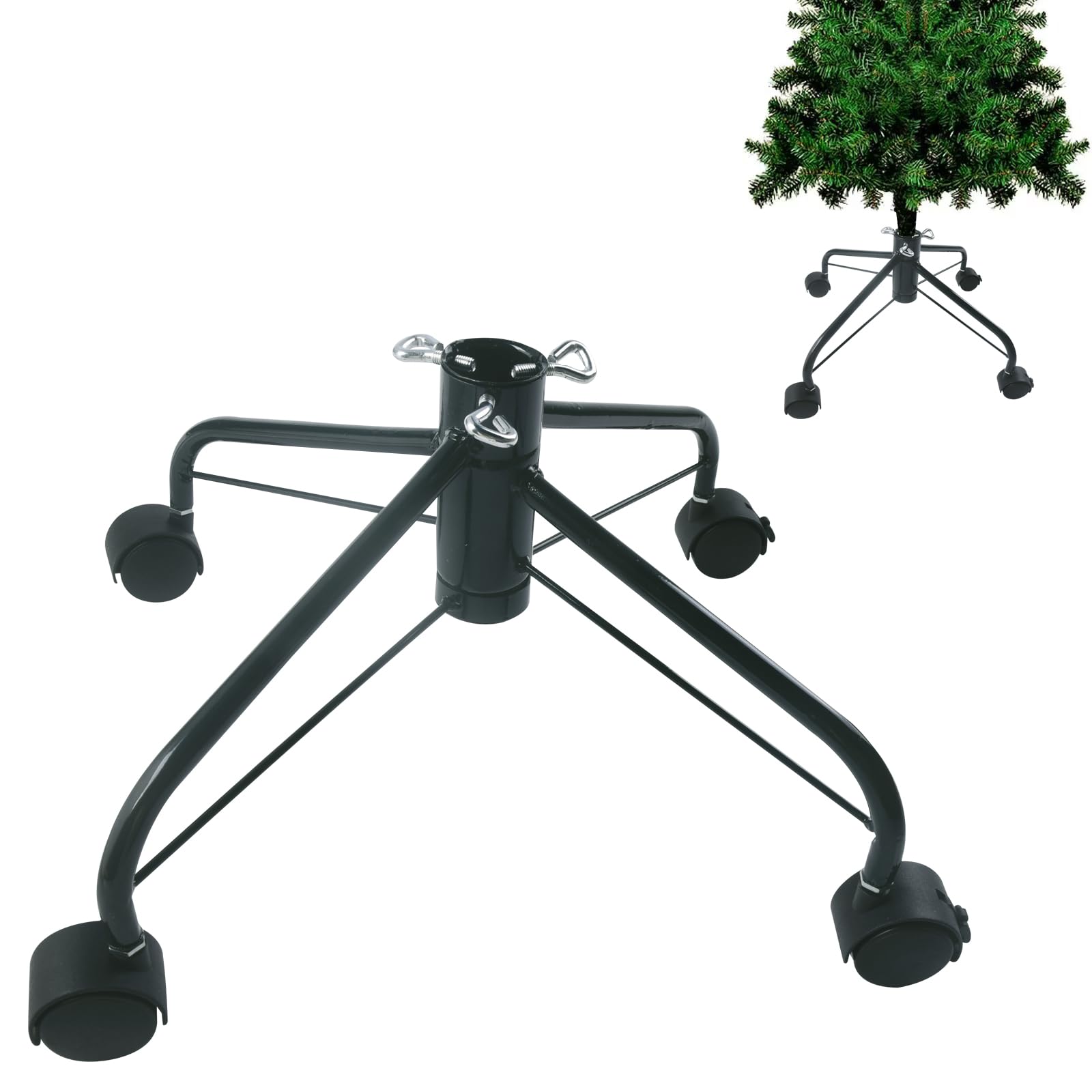 Vencer Folding Christmas Tree Stand with Rolling Wheels for 3-5 ft Artificial Trees-image-e0e0a6dc-b1d8-4622-b607-1fdb87362f73-59974