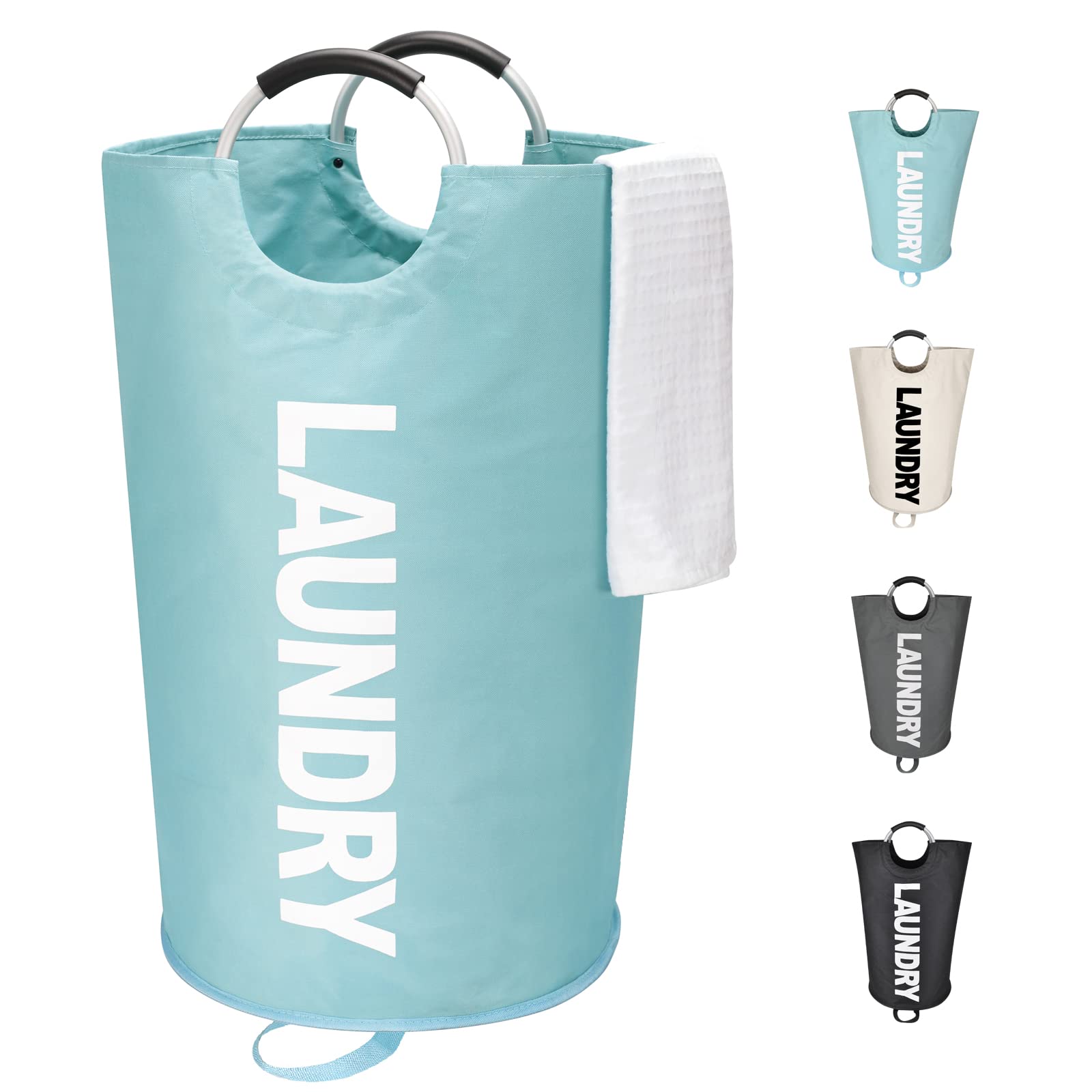 125L X-Large Laundry Basket, Freestanding, Collapsible, Light Blue, Easy Carry, Moistureproof-image-6e787051-a7b1-41e1-a0ca-cbc5780f8fe3-67282