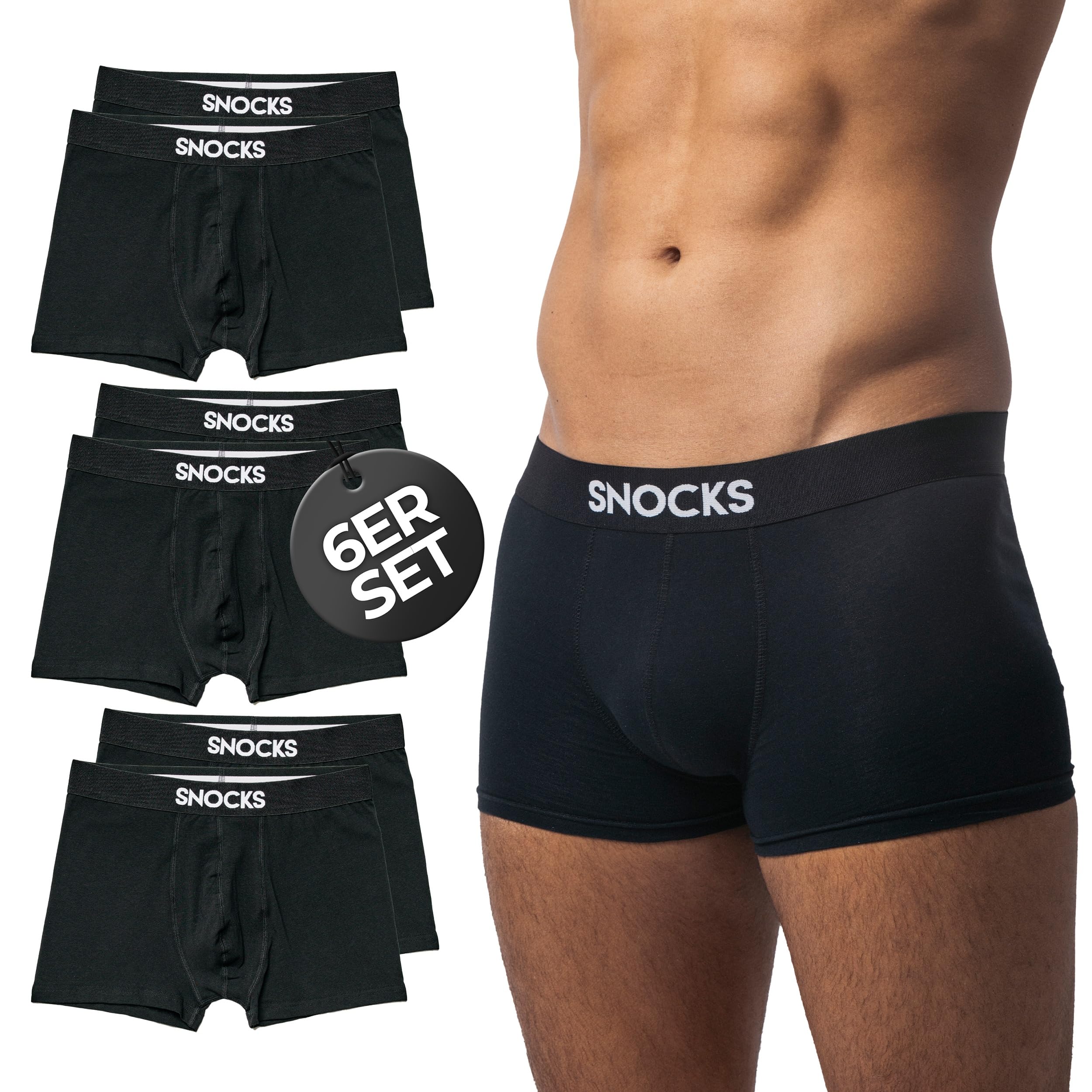 Men's Boxer Shorts 6 Pack - Black XL-image-faadbb33-d90f-47c6-9824-54c441495c57-117122