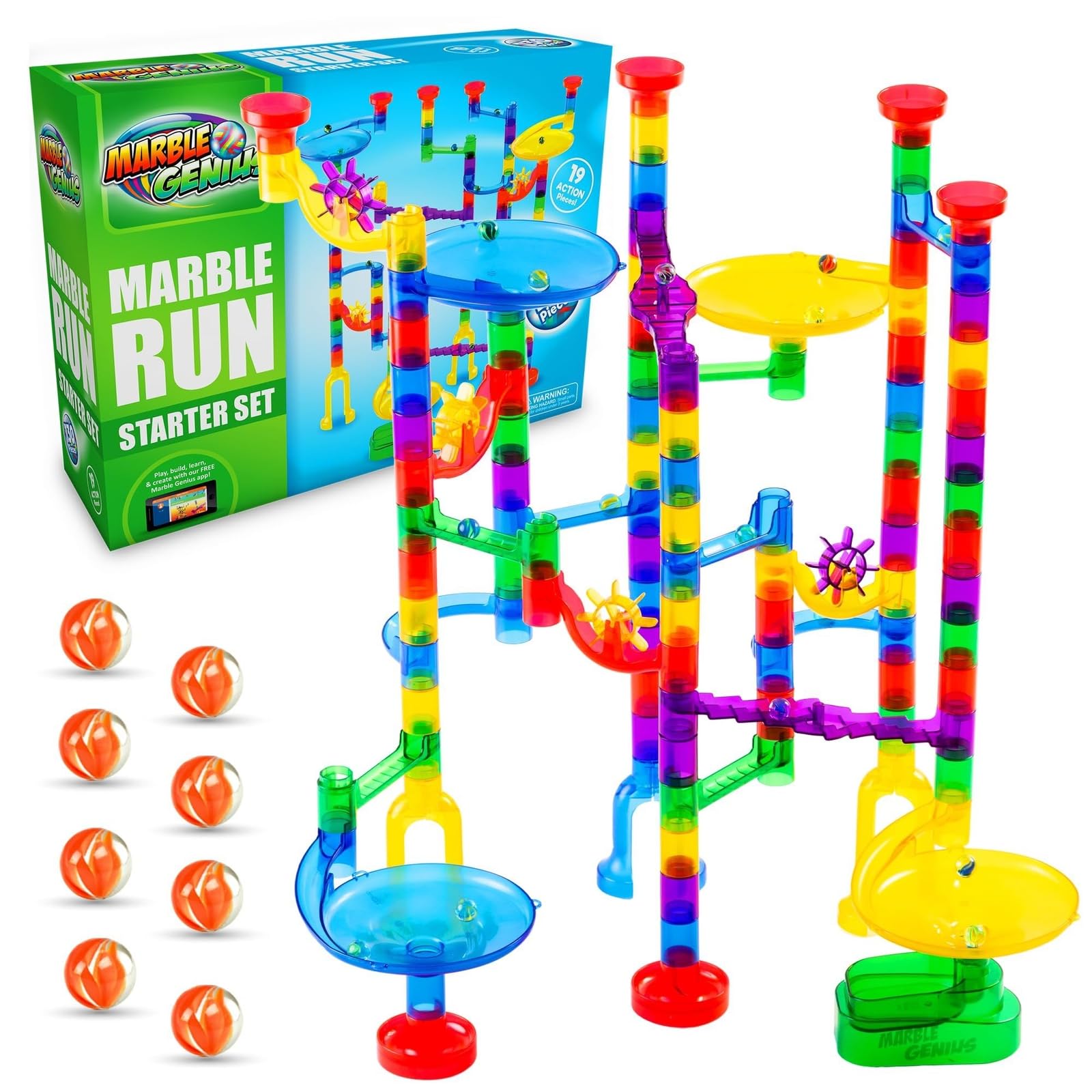 Marble Run Starter Set 60 Pieces - Standard-set-image-173ee357-654e-4416-804b-6fc2bbaaf5f5-120892