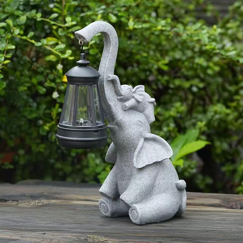 Elephant Garden Ornament - 10 Inch Trunk Style-image-52ffd4e8-e286-4337-9883-61a97a8ff65c-90101
