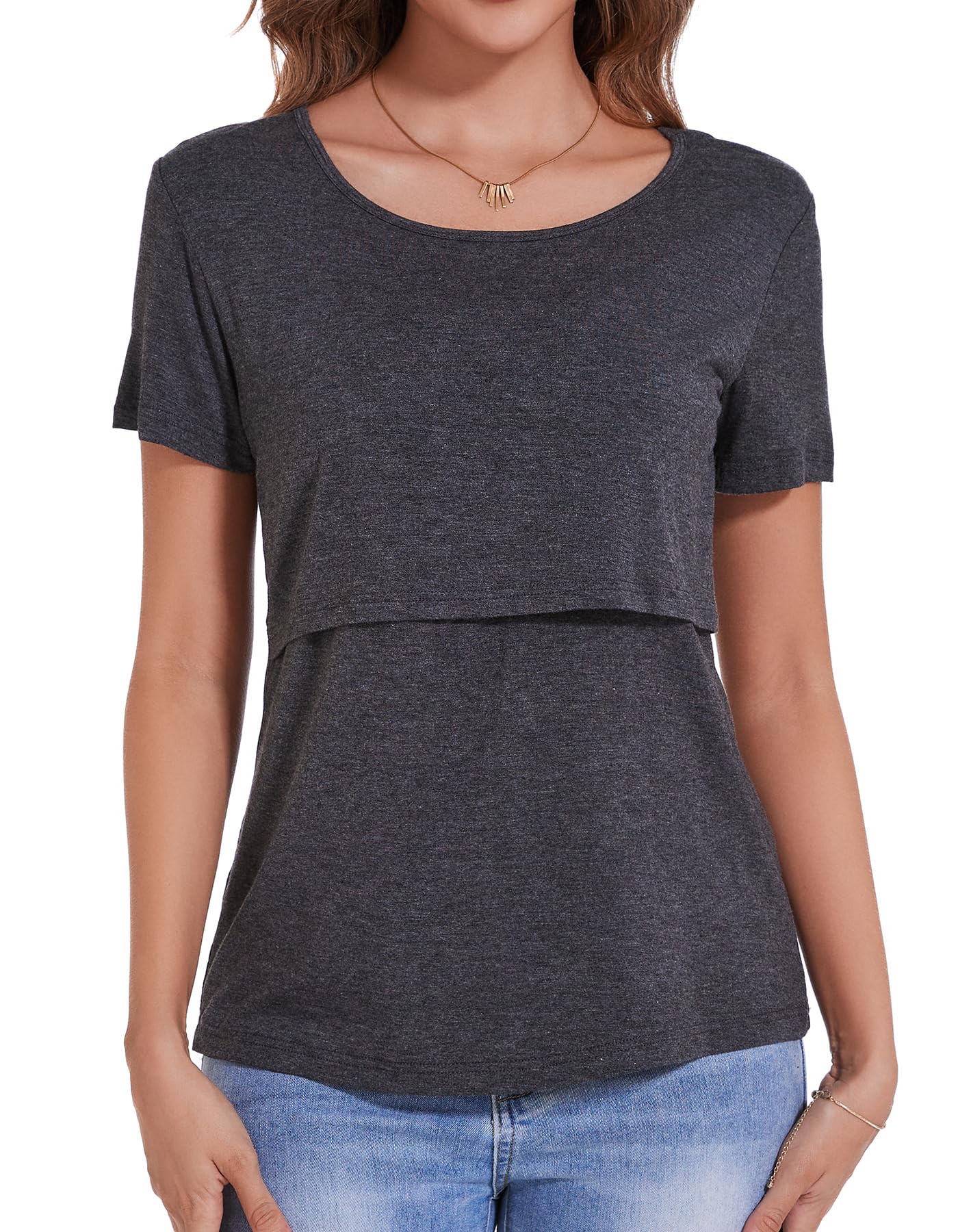 Essential Nursing Top - Dark Grey X-Large-image-3b282112-ce07-4a26-ad5c-408cfbc22996-89925