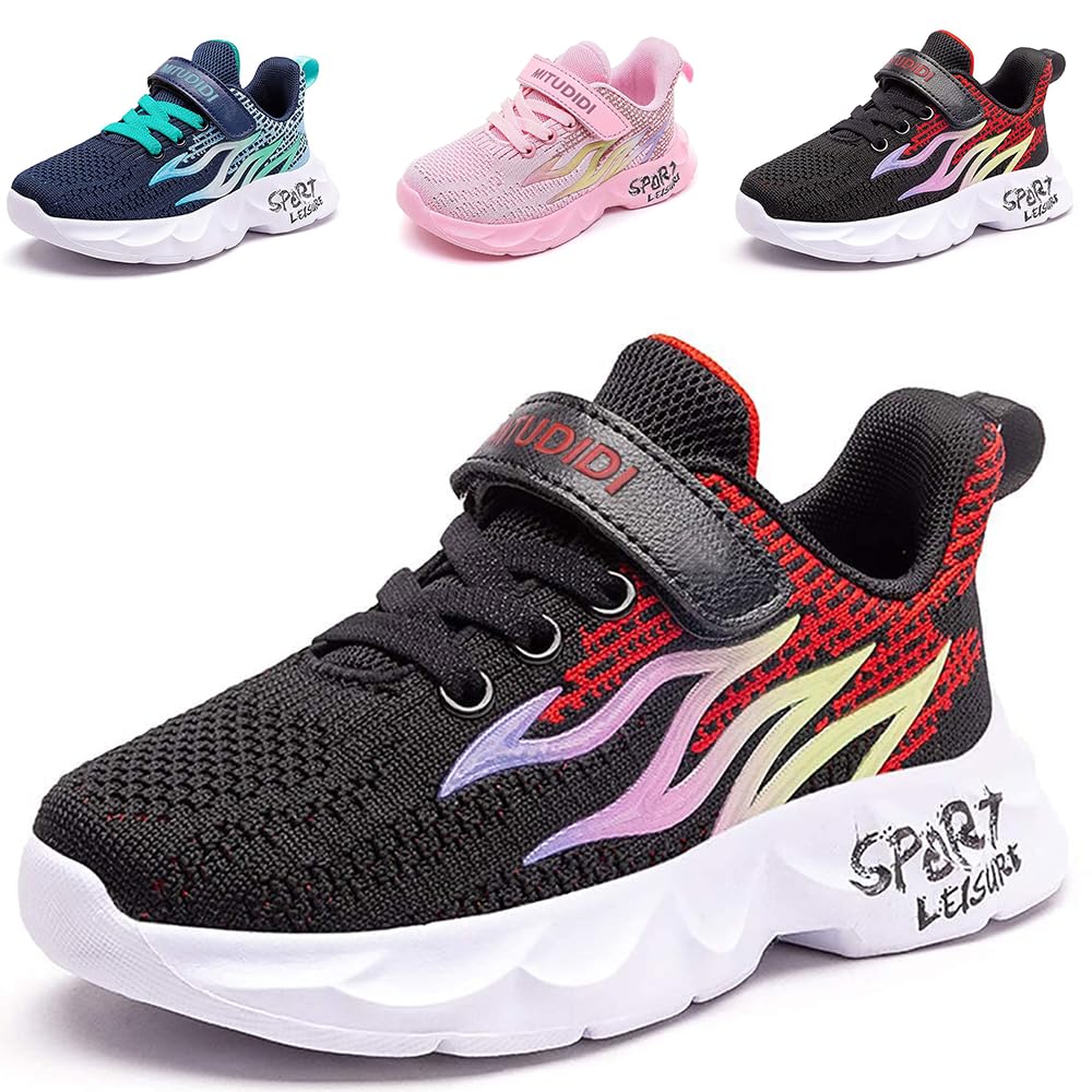 Kids Running Trainers Lightweight - Black UK 10 Child-image-bc555ba6-c4c2-4f35-b616-c80d50c73d2e-110840