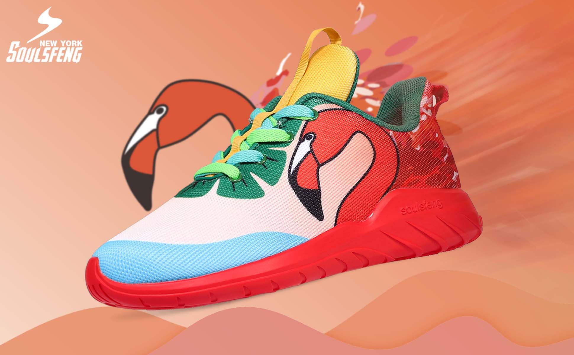 Soulsfeng Sneakers Road Running Shoes Mesh Breathable Lightweight