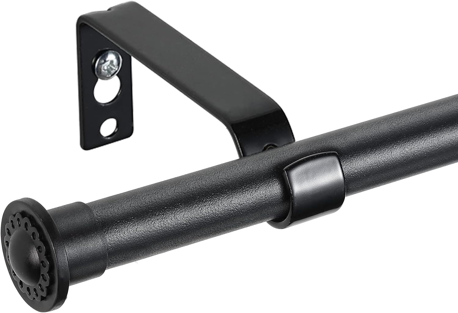 Curtain Poles, Single Curtain Rod for 76-157 cm 1.6 cm Small Black-image-7519fb49-2969-4afb-8354-96acda82dbe0-52825
