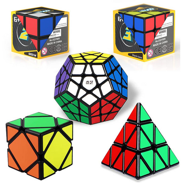 ROXENDA Cubo Di Velocità 3x3 Stickerless - Puzzle Magico Opaco Con Angoli Arrotondati