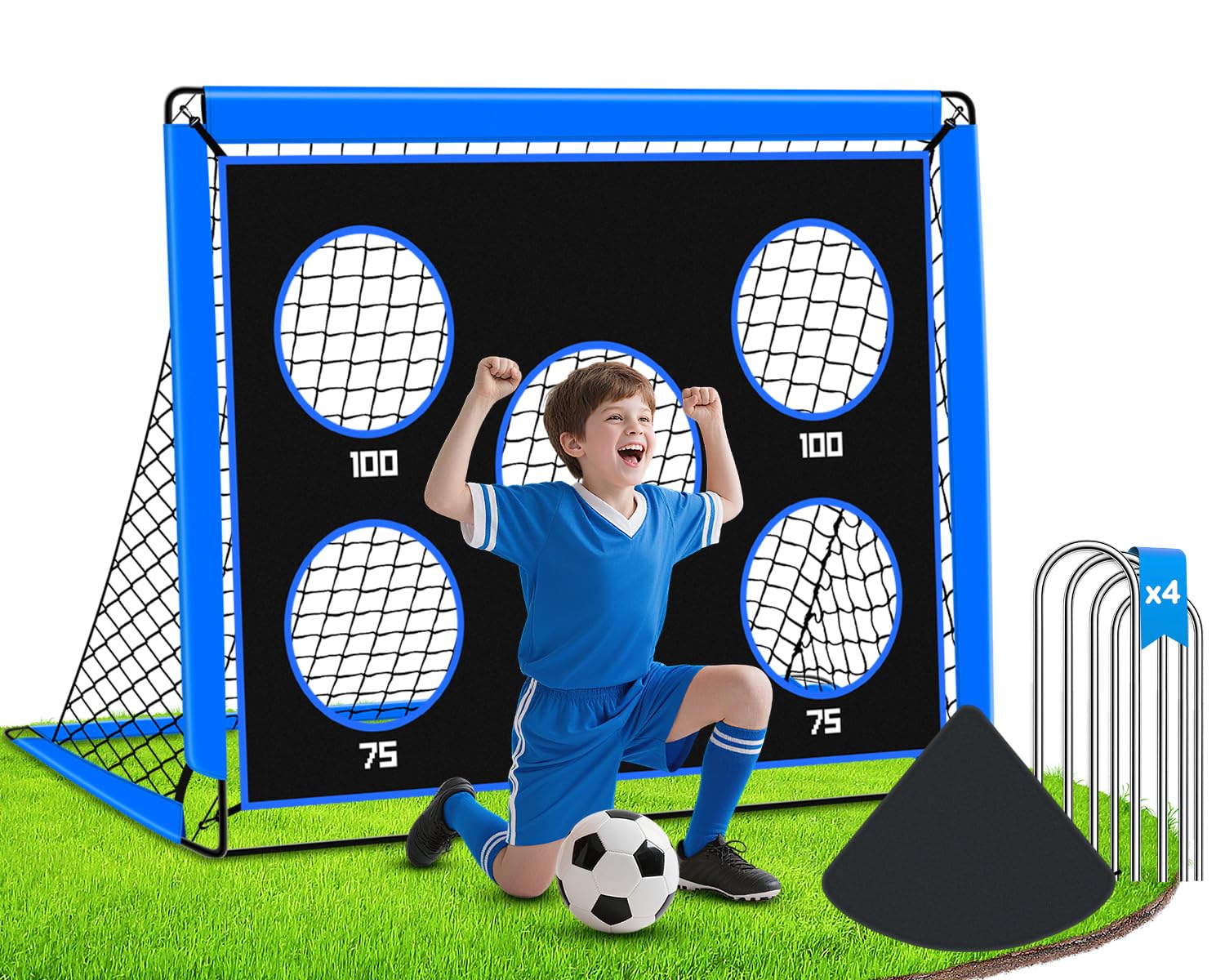 2-in-1 Kids Football Goal - Blue 150x120x120cm-image-6cb2dc9d-fe6d-4f43-b8cf-54b5aa02bb45-121261