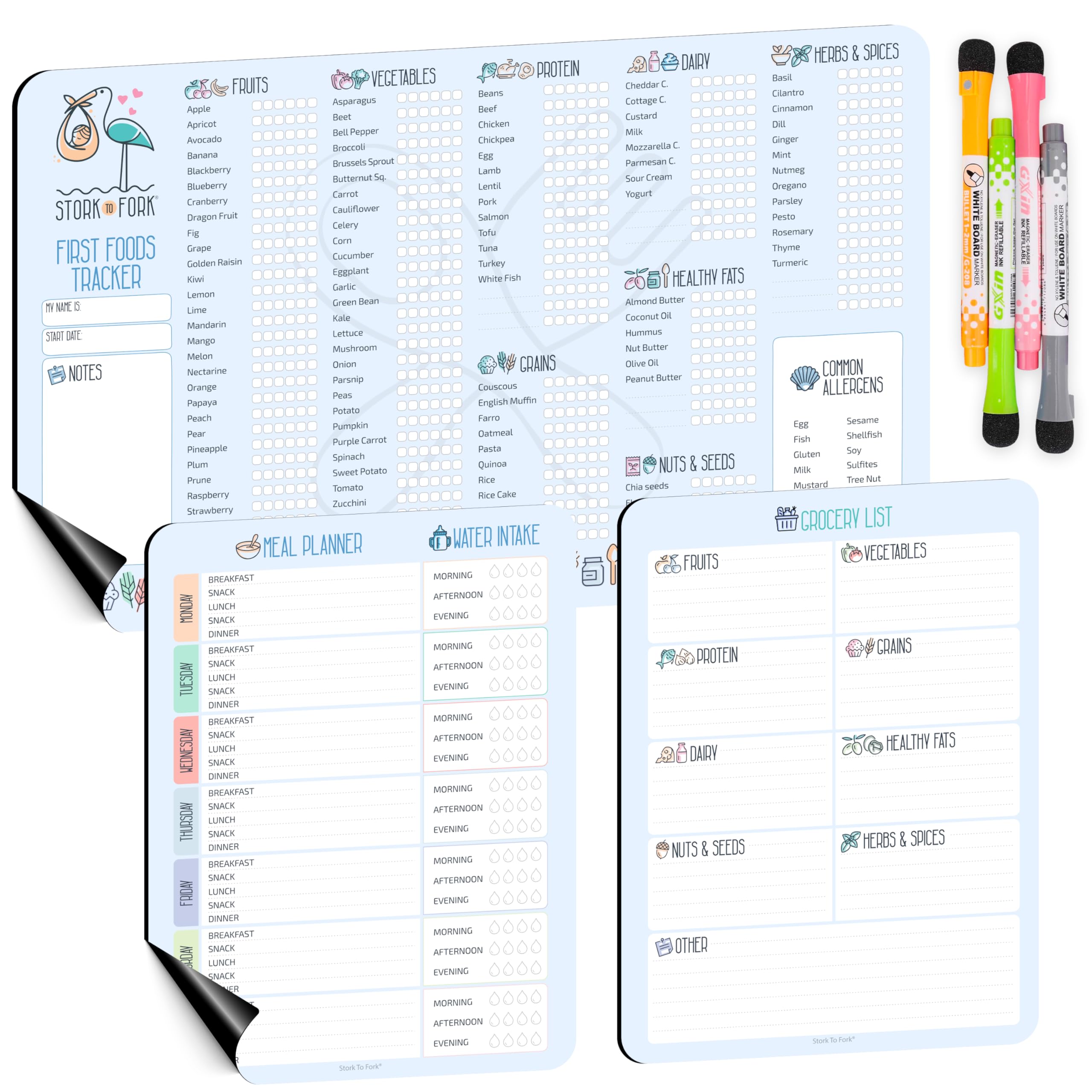 Baby Food Tracker 3-in-1 Planner - Blue (A4 & A5)-image-f8cf2089-7d73-46fb-8661-42efee1d8c1d-115320