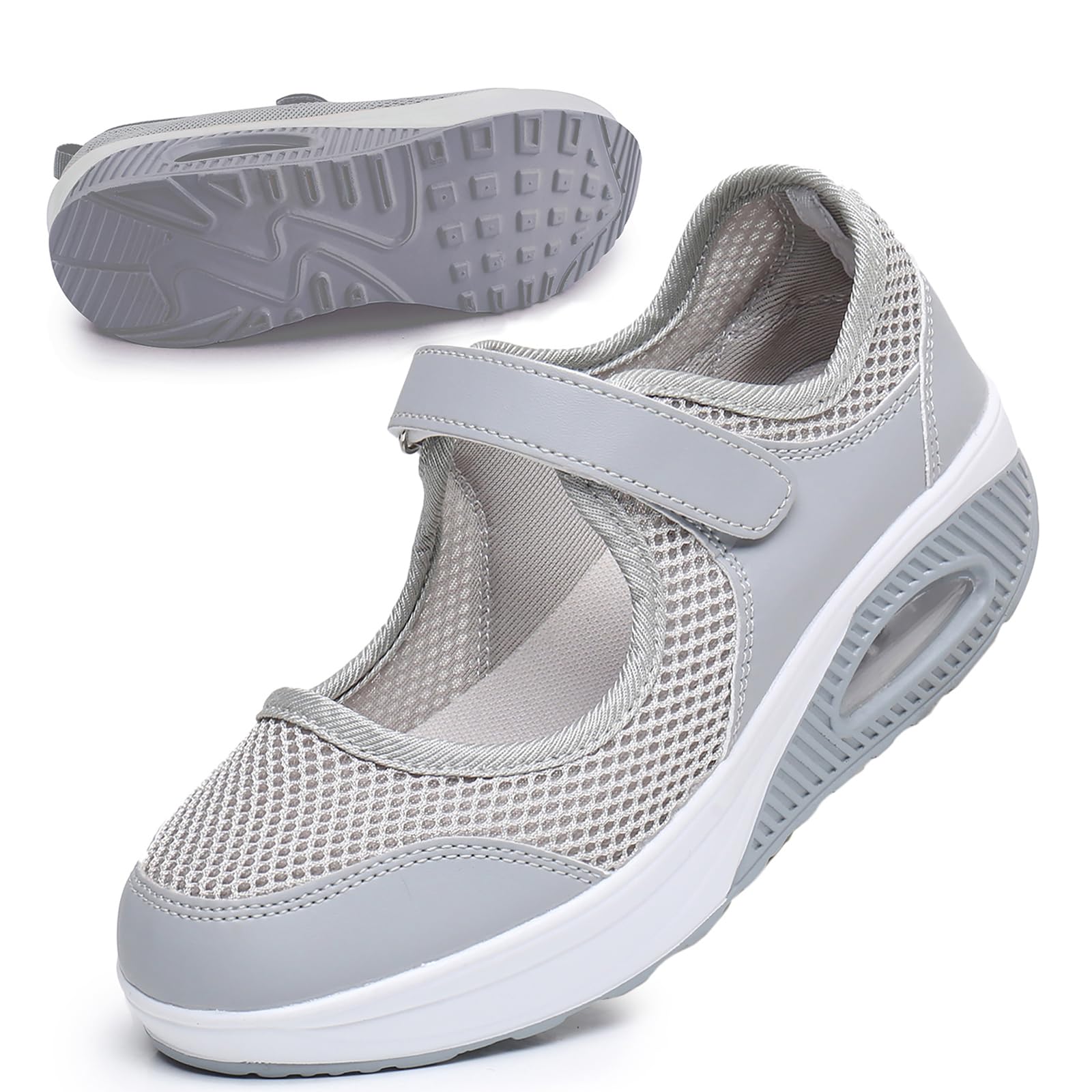 Women's Nurse Shoes Lightweight - Aa Grey UK 9-image-0c40446e-cf44-427c-acea-ad81db035353-118389