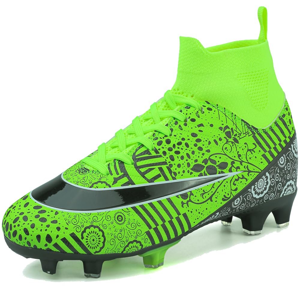 Boys' Football Boots Trainers - Green UK 13-image-a89d07de-13ce-4e68-ae4f-132851ee2888-97999