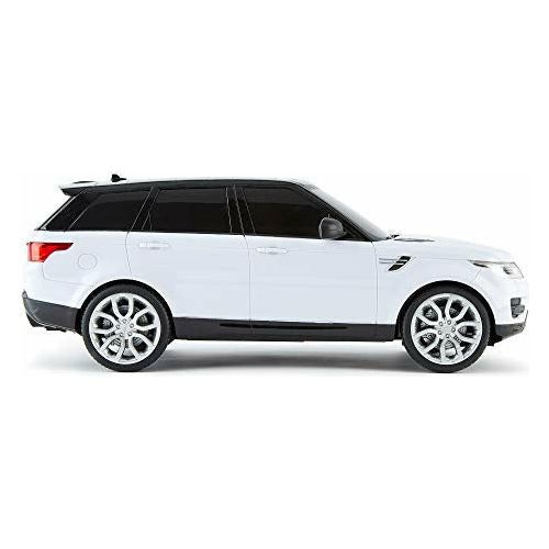 CMJ RC Cars TM Range Rover Sport Official Licensed Car with Remote Control 1:24 with Working LED Lights, Radio Controlled Supercar (Range Rover Sport Red