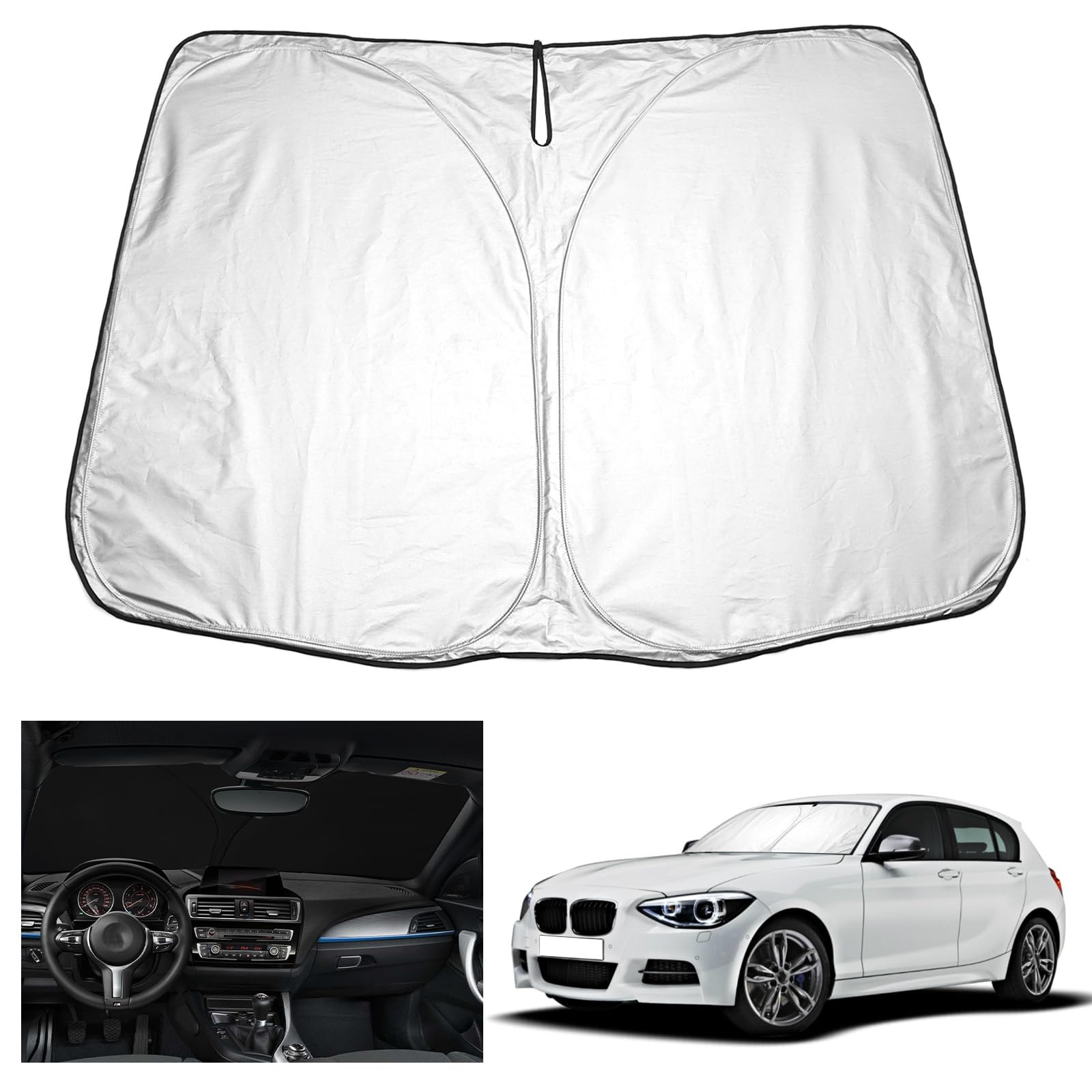 Car Windscreen Sun Shade UV Protection - Silver One Size-image-b5acb748-09aa-42fc-9932-03e9f657c723-113210